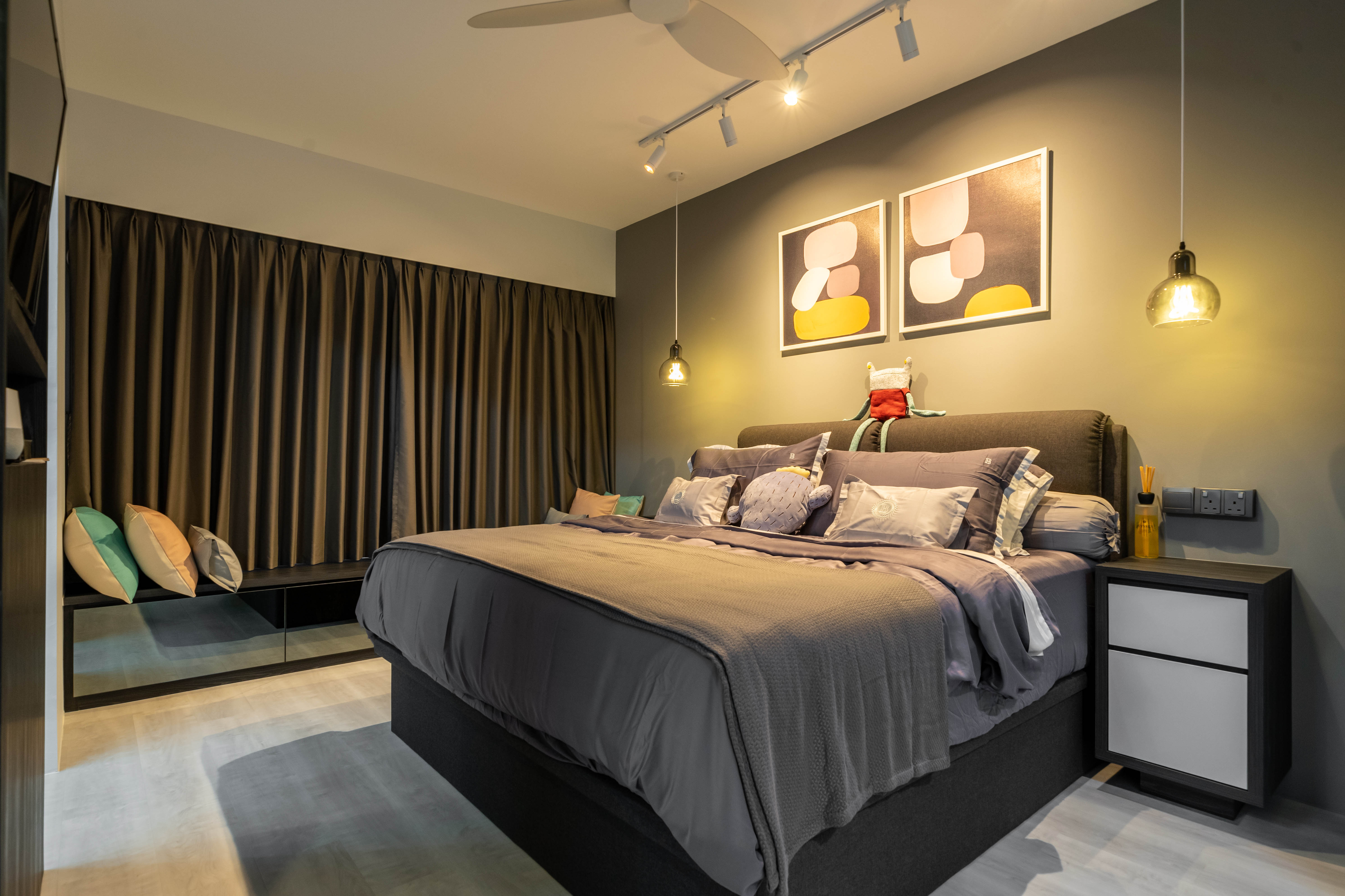 Minimalist Design - Bedroom - HDB 4 Room - Design by Design 4 Space Pte Ltd