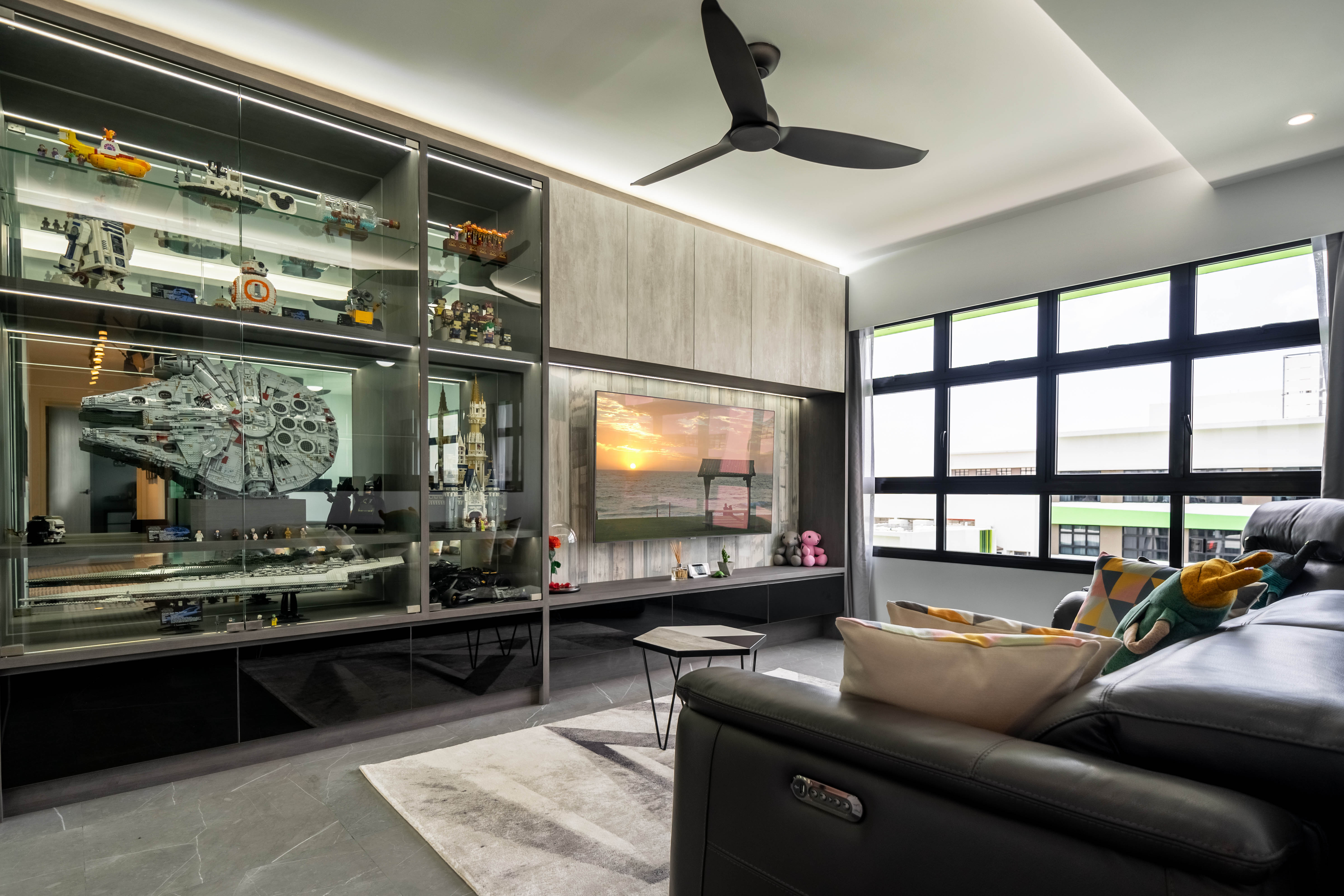 Minimalist Design - Living Room - HDB 4 Room - Design by Design 4 Space Pte Ltd