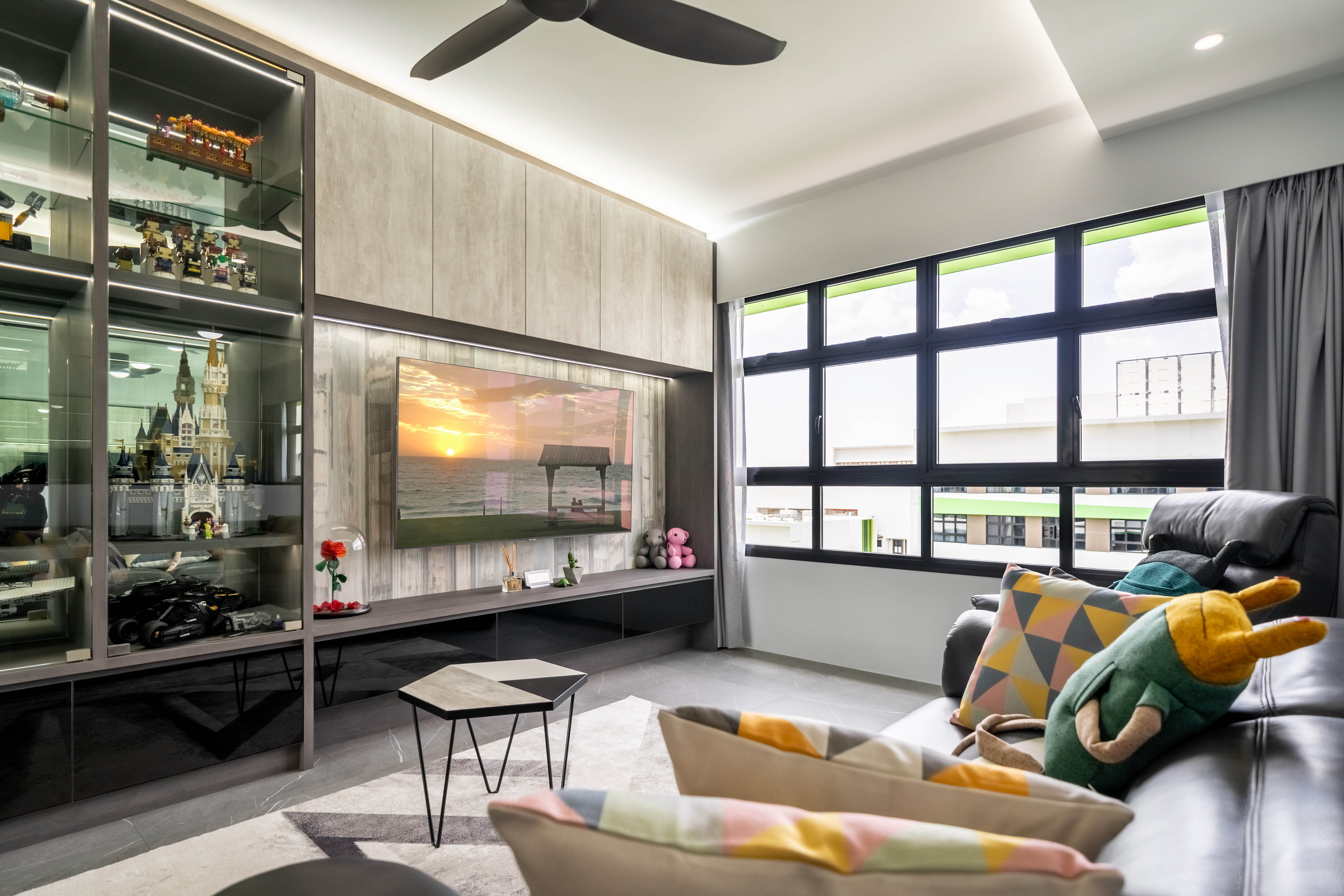 Minimalist Design - Living Room - HDB 4 Room - Design by Design 4 Space Pte Ltd