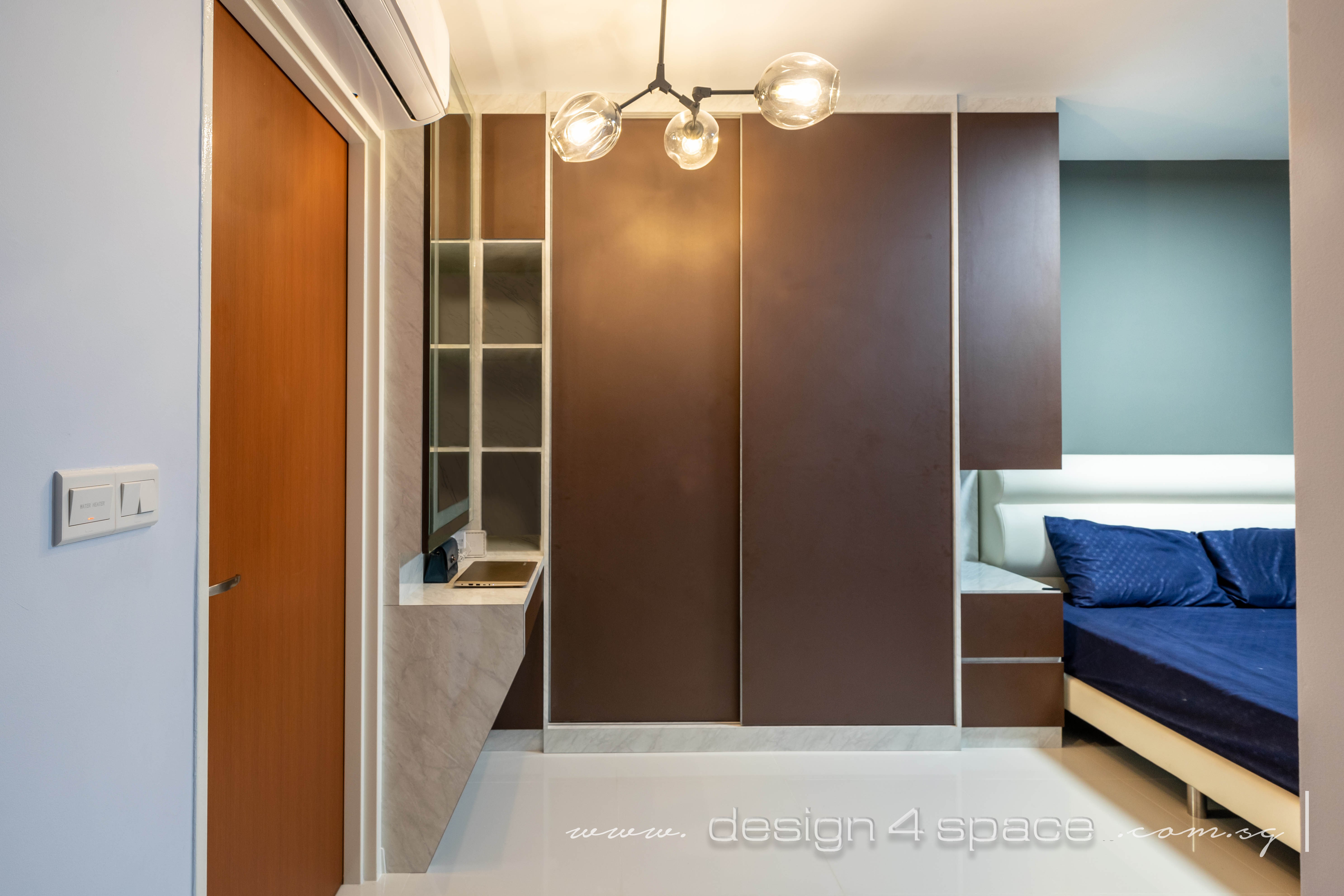 Modern Design - Bedroom - HDB 4 Room - Design by Design 4 Space Pte Ltd