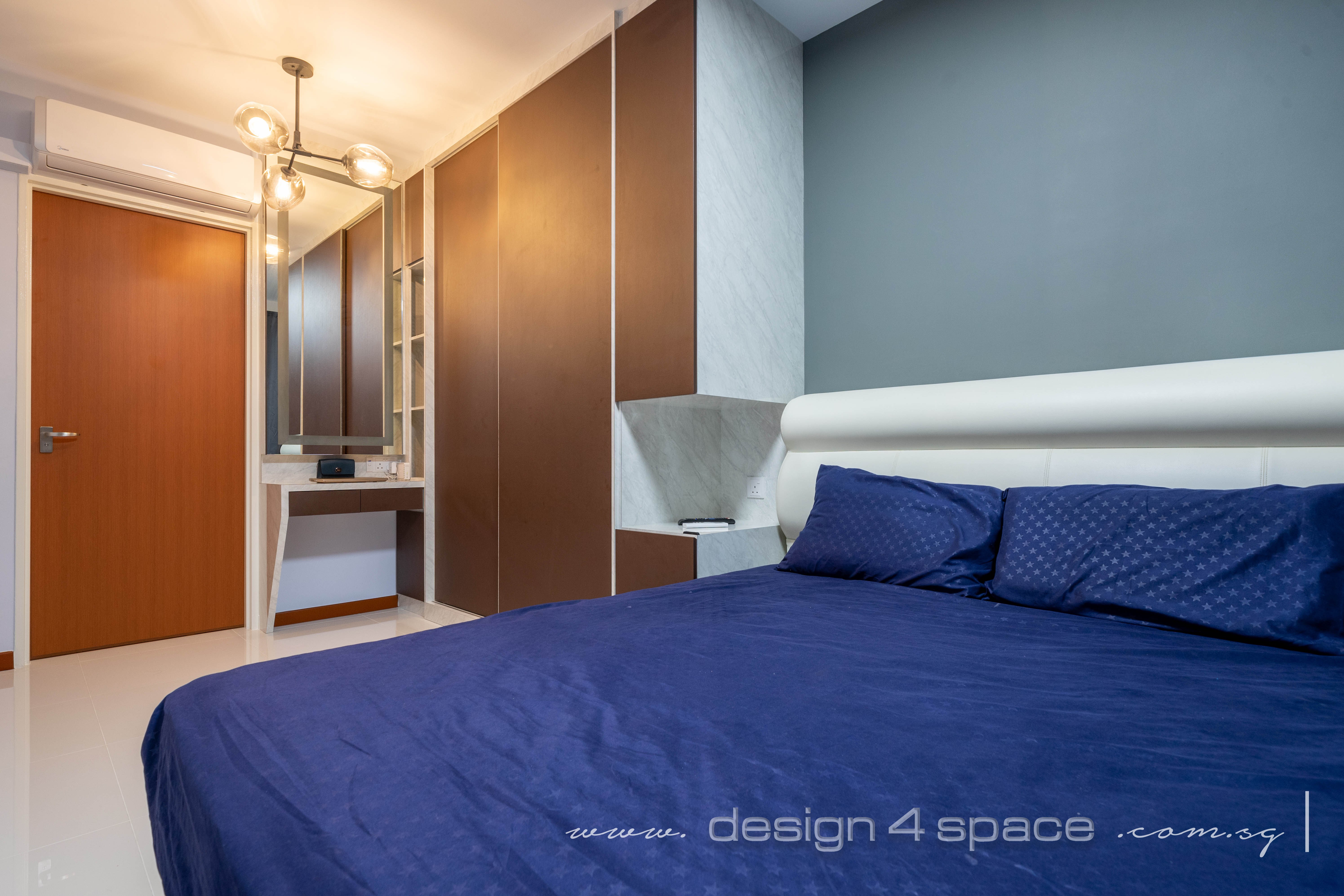 Modern Design - Bedroom - HDB 4 Room - Design by Design 4 Space Pte Ltd