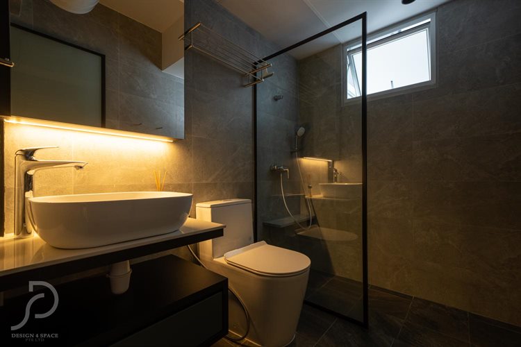 Contemporary, Modern Design - Bathroom - HDB 4 Room - Design by Design 4 Space Pte Ltd