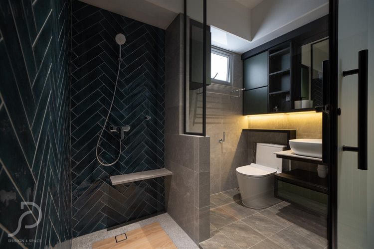 Contemporary, Modern Design - Bathroom - HDB 4 Room - Design by Design 4 Space Pte Ltd