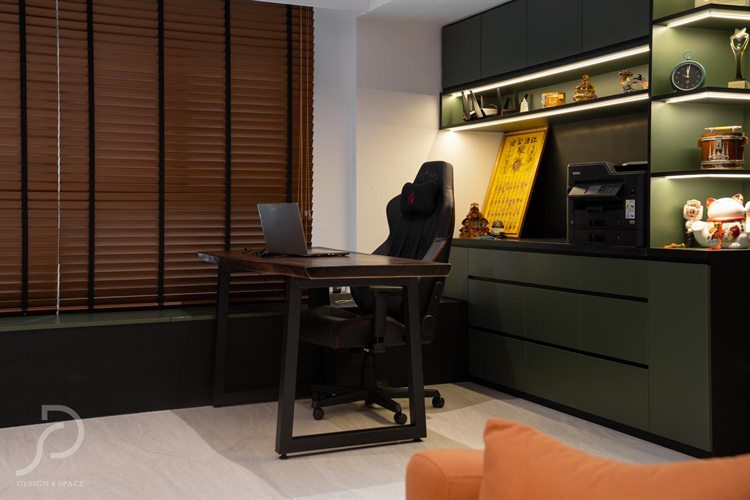 Contemporary, Modern Design - Study Room - HDB 4 Room - Design by Design 4 Space Pte Ltd