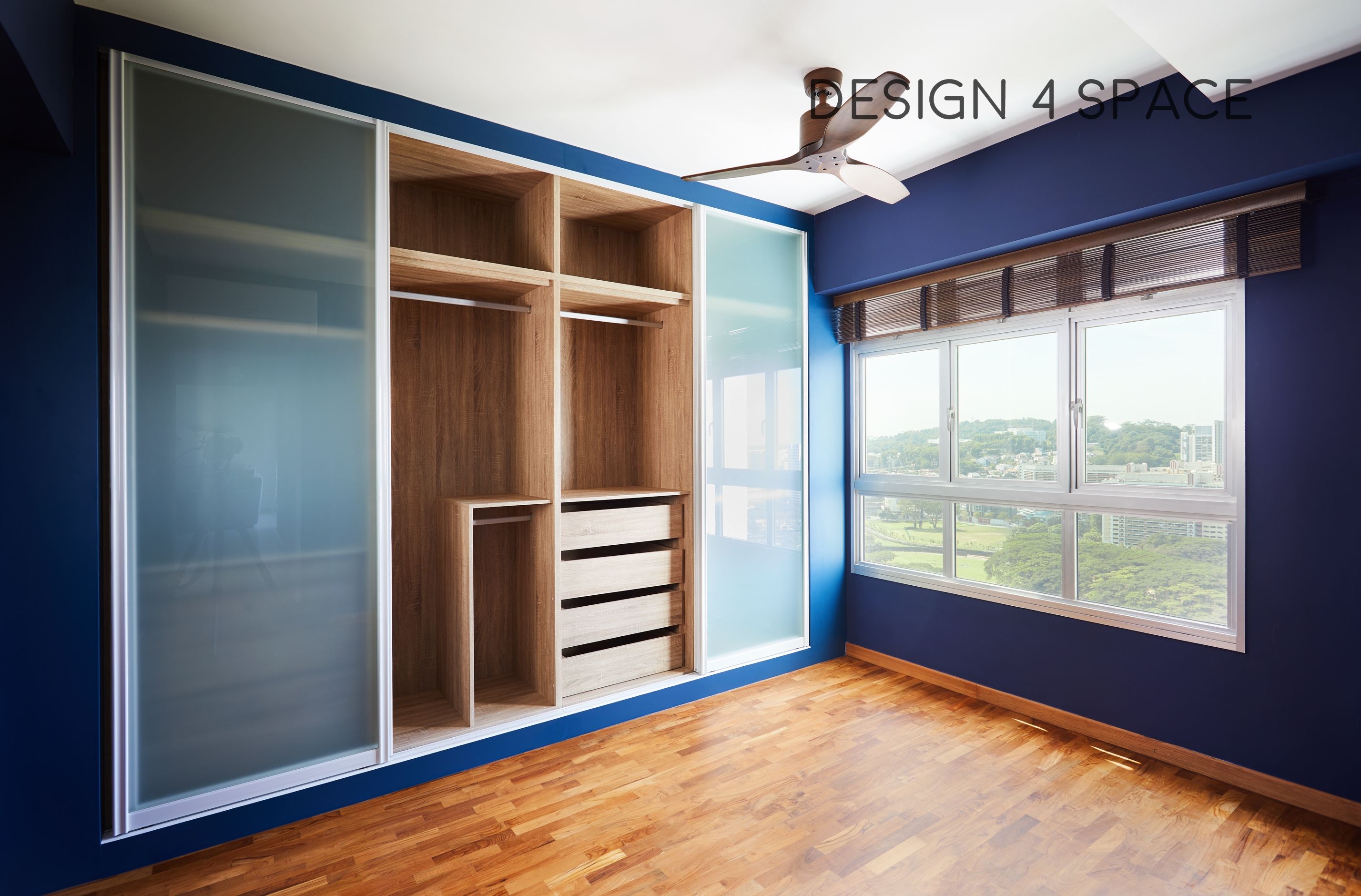 Contemporary, Minimalist, Modern Design - Bedroom - HDB 4 Room - Design by Design 4 Space Pte Ltd