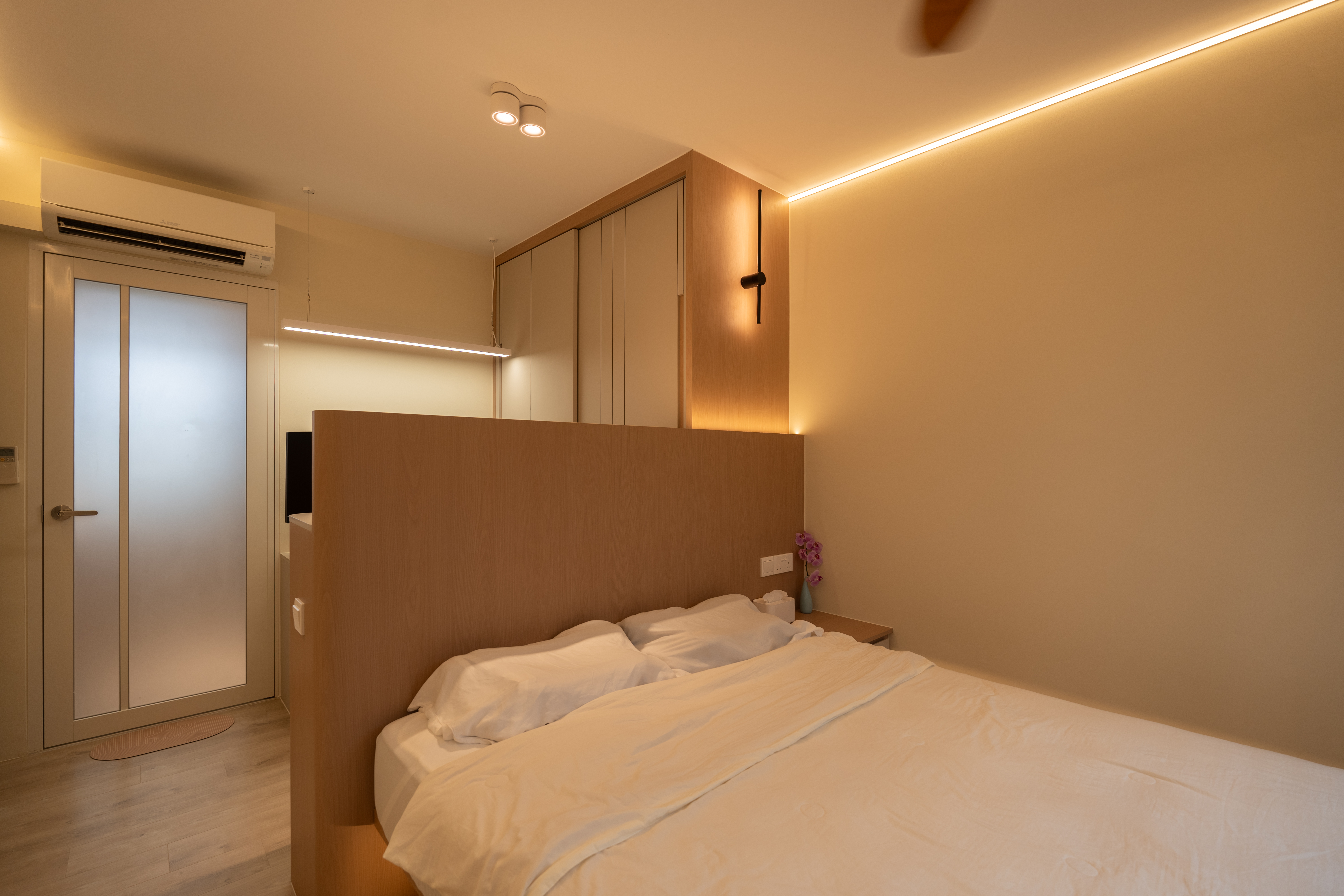 Contemporary Design - Bedroom - HDB 4 Room - Design by Design 4 Space Pte Ltd
