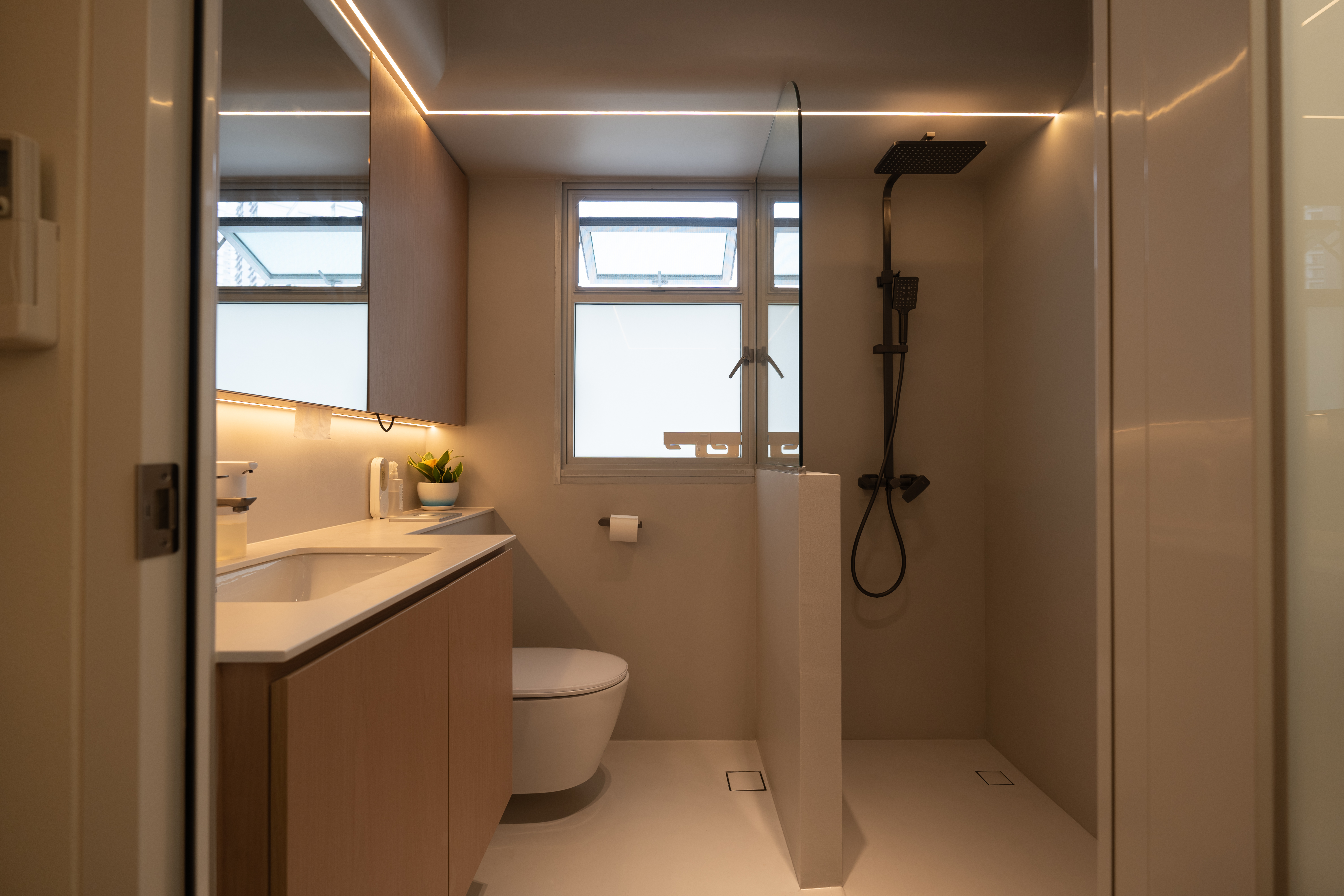 Contemporary Design - Bathroom - HDB 4 Room - Design by Design 4 Space Pte Ltd