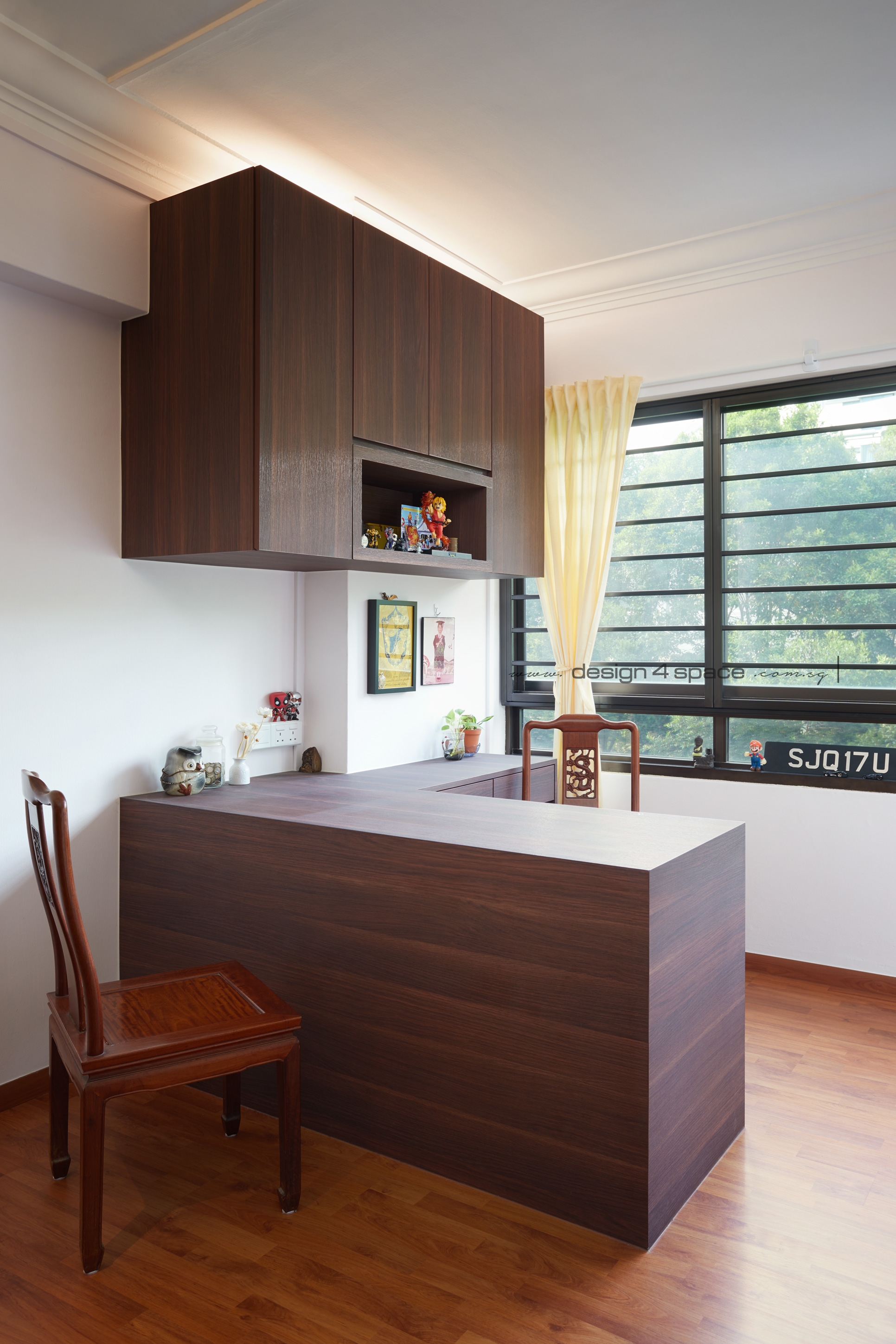 Contemporary Design - Study Room - HDB 4 Room - Design by Design 4 Space Pte Ltd