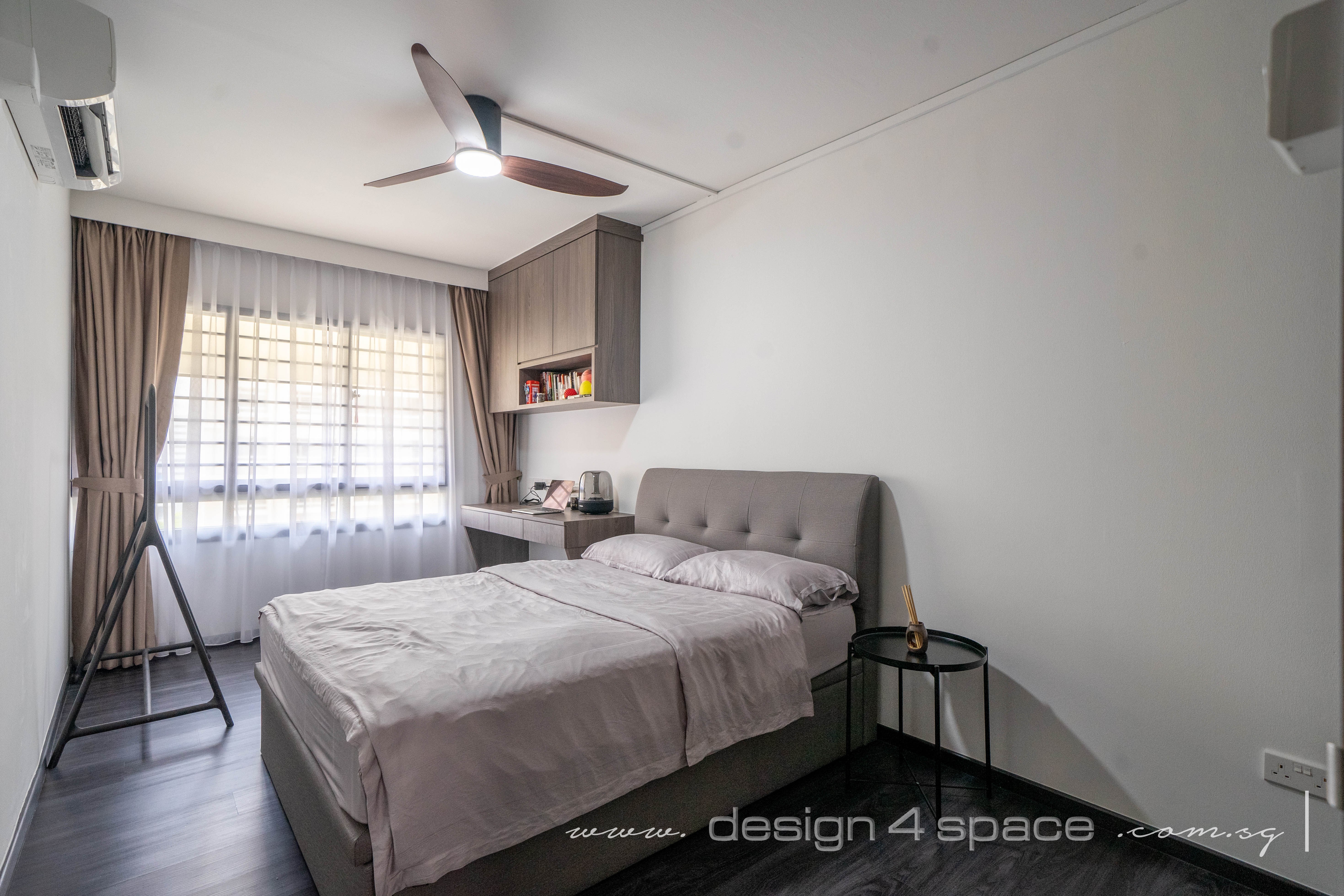 Contemporary Design - Bedroom - HDB 4 Room - Design by Design 4 Space Pte Ltd