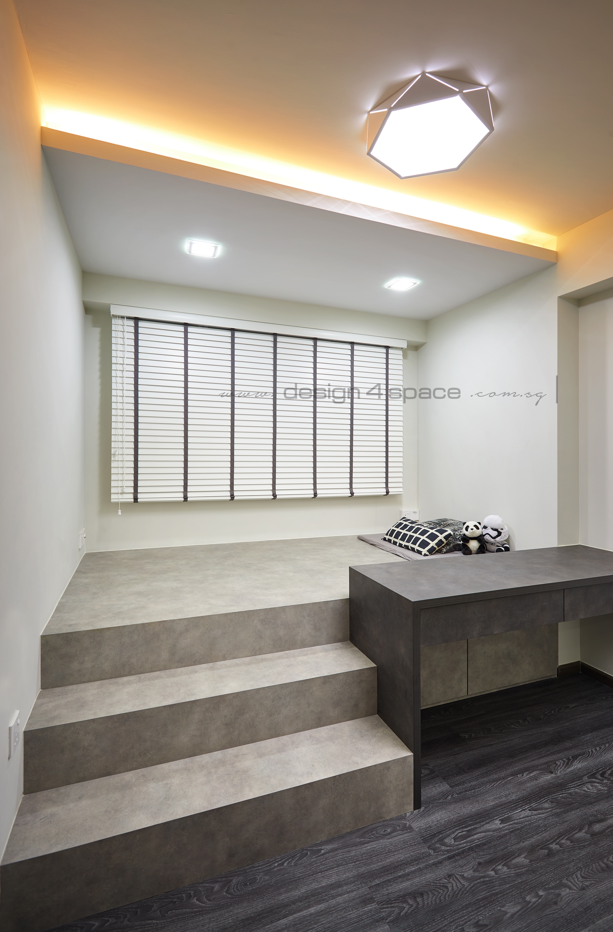 Contemporary, Minimalist, Modern Design - Bedroom - HDB 4 Room - Design by Design 4 Space Pte Ltd