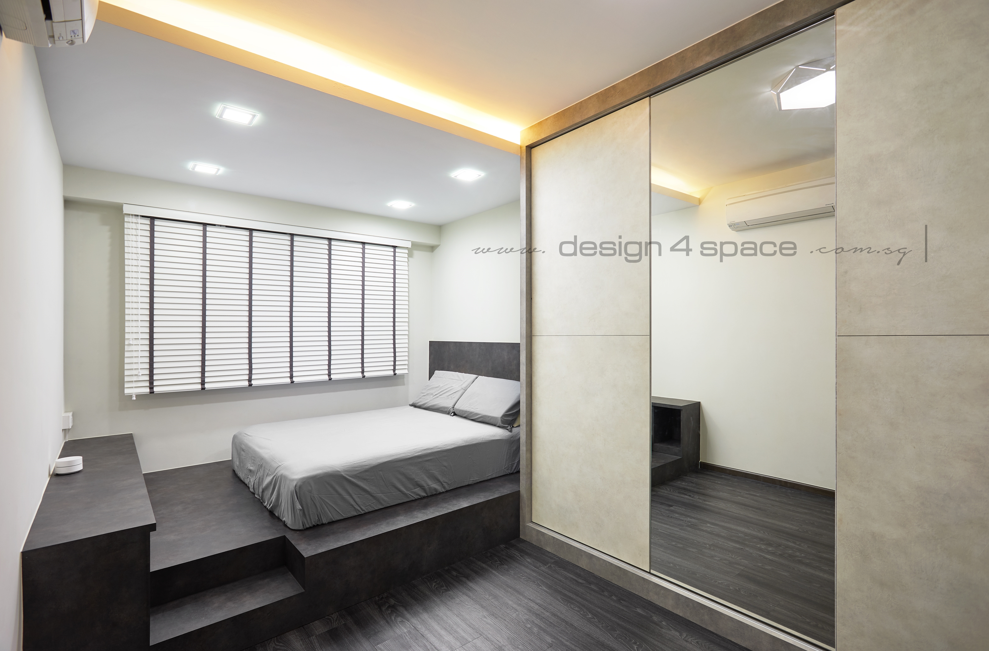 Contemporary, Minimalist, Modern Design - Bedroom - HDB 4 Room - Design by Design 4 Space Pte Ltd