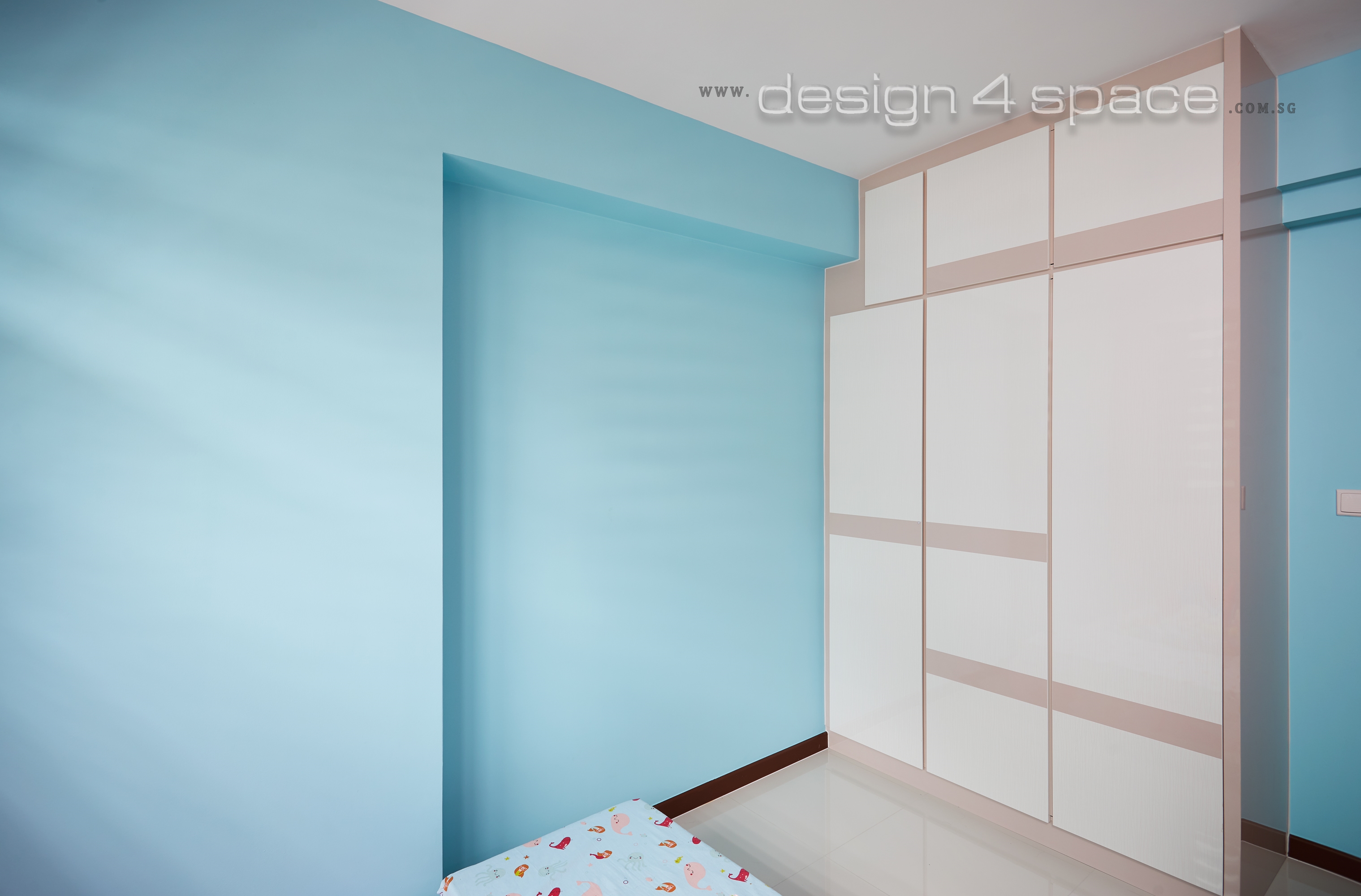 Contemporary, Modern Design - Bedroom - HDB 4 Room - Design by Design 4 Space Pte Ltd