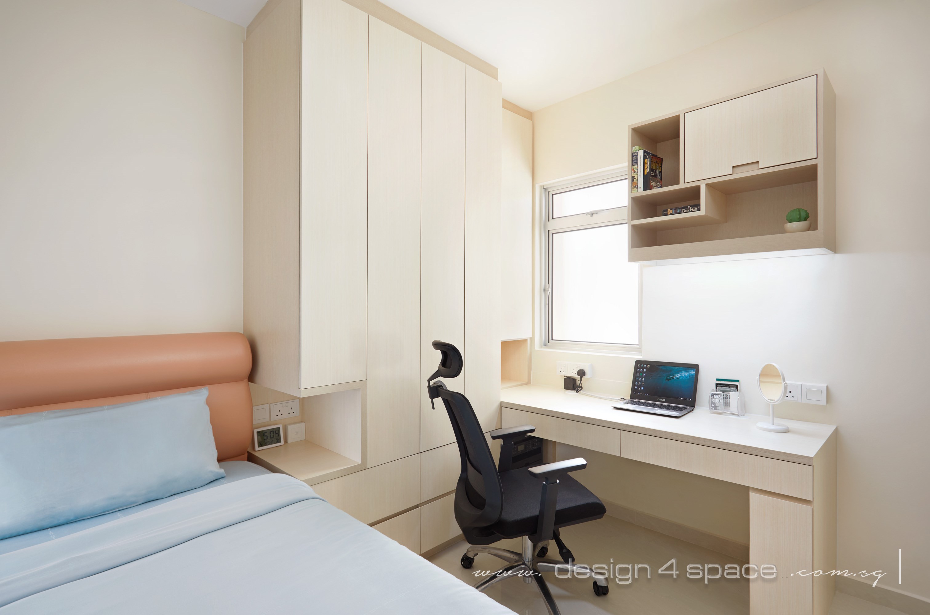 Contemporary Design - Bedroom - HDB 4 Room - Design by Design 4 Space Pte Ltd