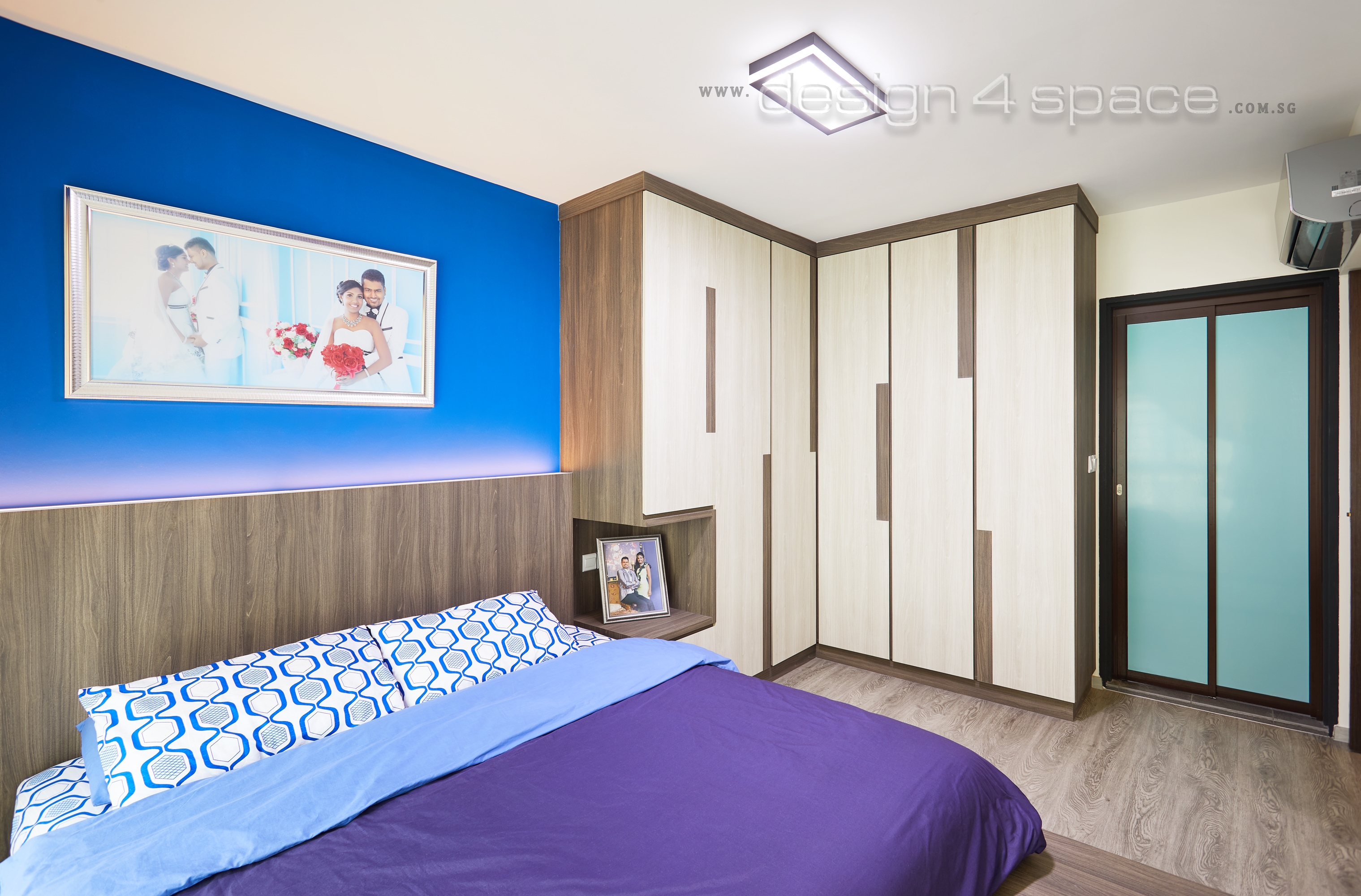 Contemporary Design - Bedroom - HDB 4 Room - Design by Design 4 Space Pte Ltd