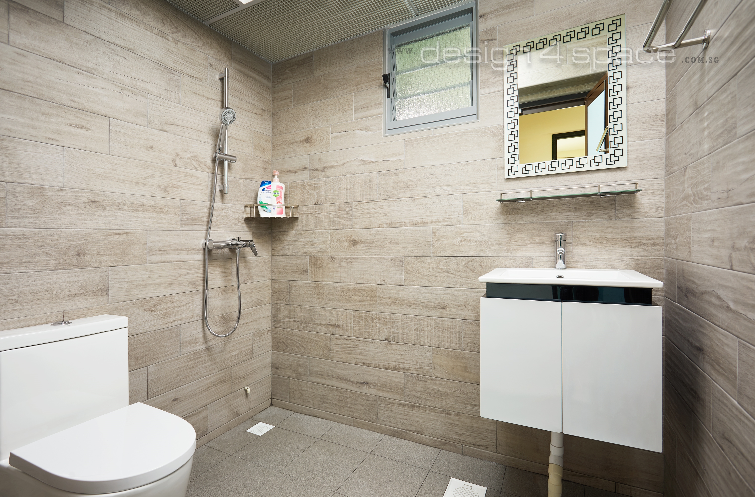 Contemporary Design - Bathroom - HDB 4 Room - Design by Design 4 Space Pte Ltd