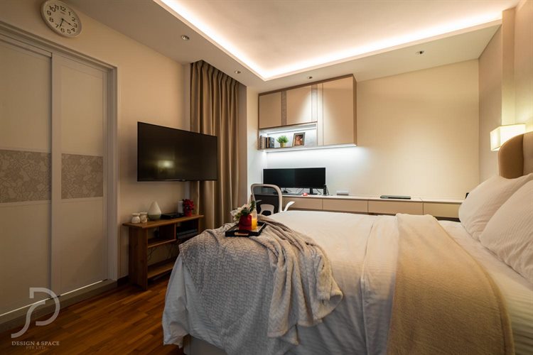 Contemporary, Modern Design - Bedroom - HDB 4 Room - Design by Design 4 Space Pte Ltd