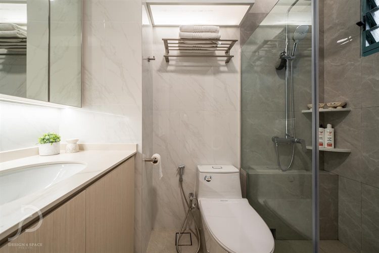 Contemporary, Modern Design - Bathroom - HDB 4 Room - Design by Design 4 Space Pte Ltd