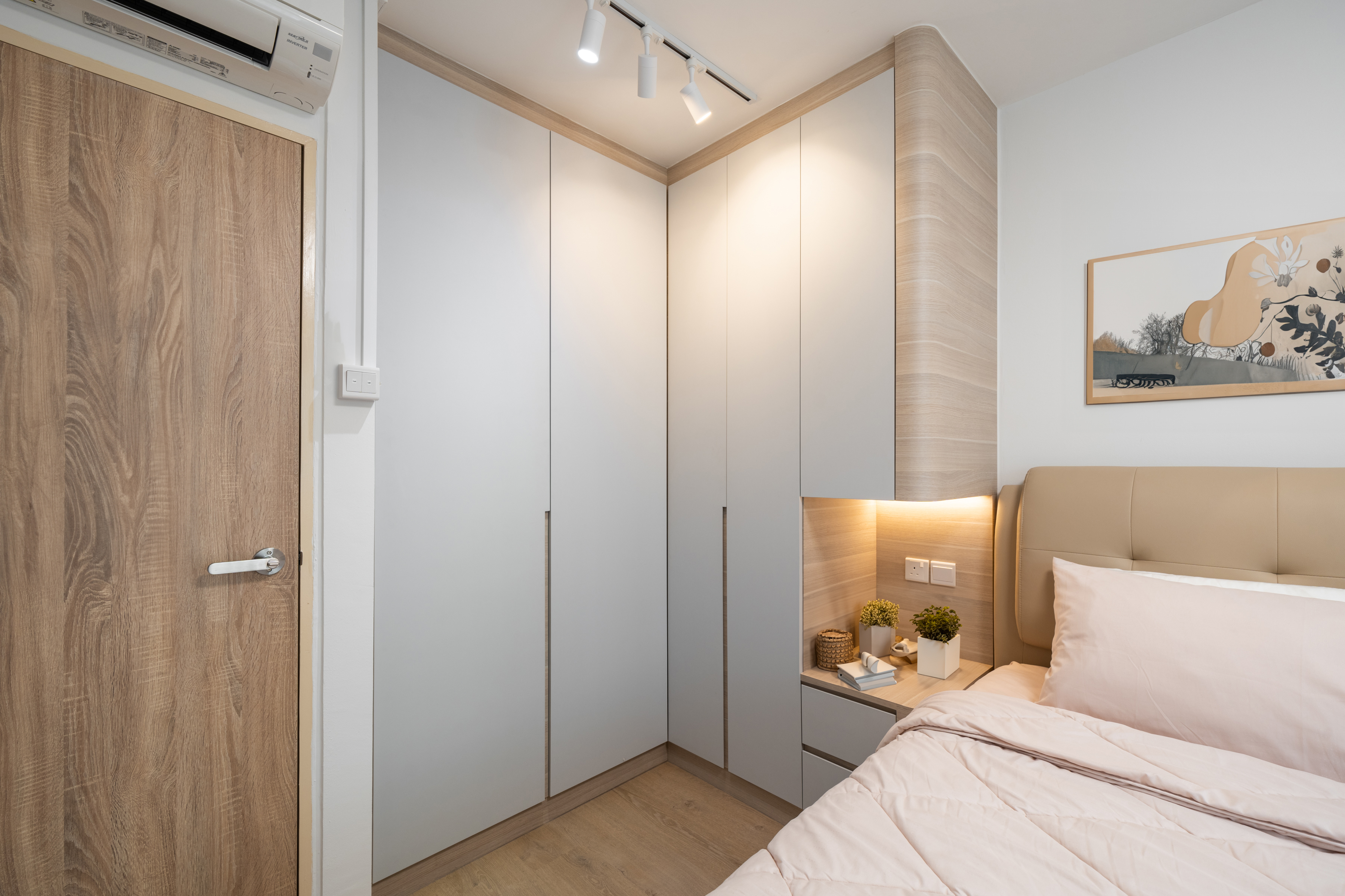 Modern, Scandinavian Design - Bedroom - HDB 4 Room - Design by Design 4 Space Pte Ltd