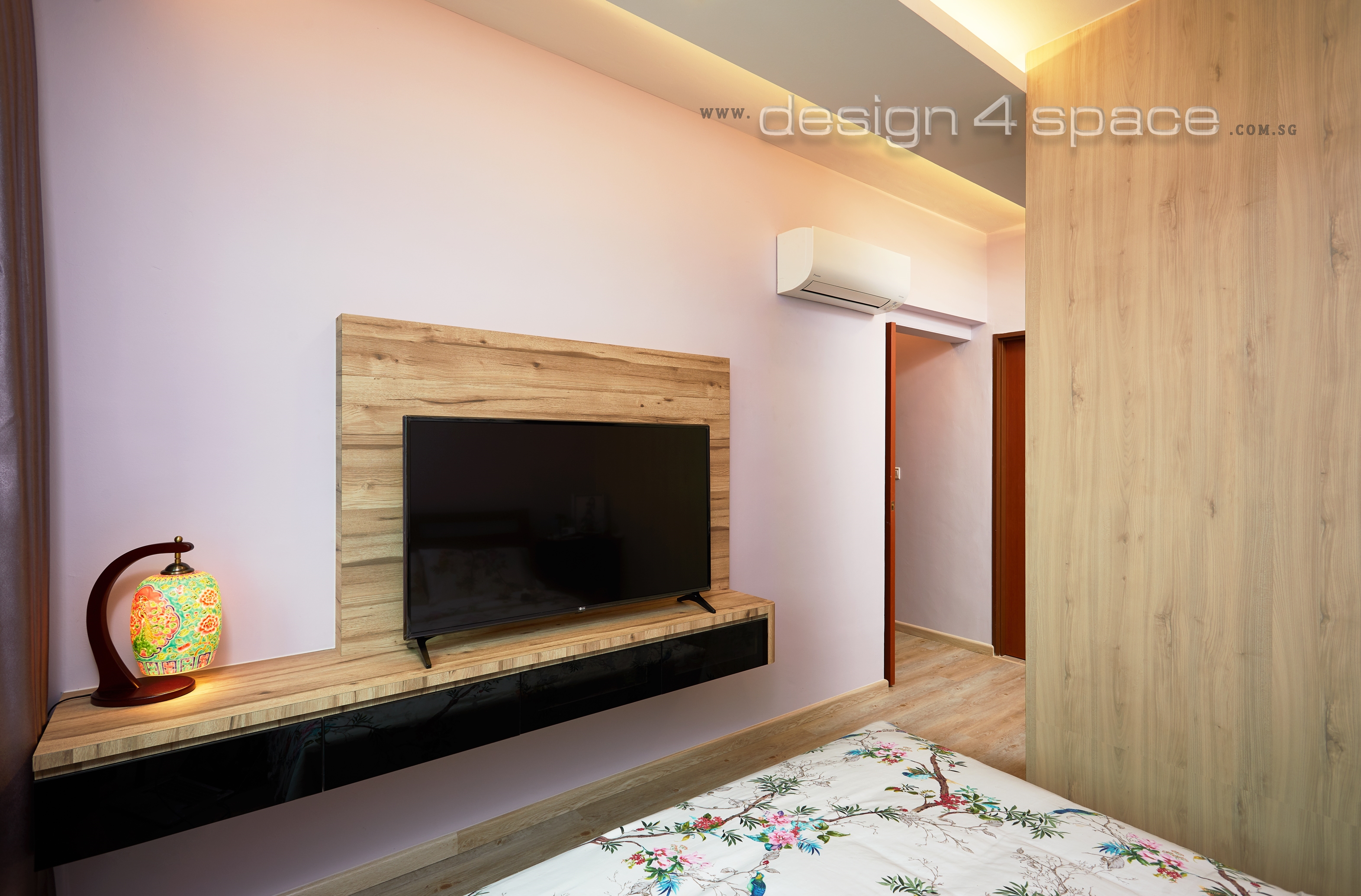 Contemporary, Modern Design - Bedroom - HDB 4 Room - Design by Design 4 Space Pte Ltd