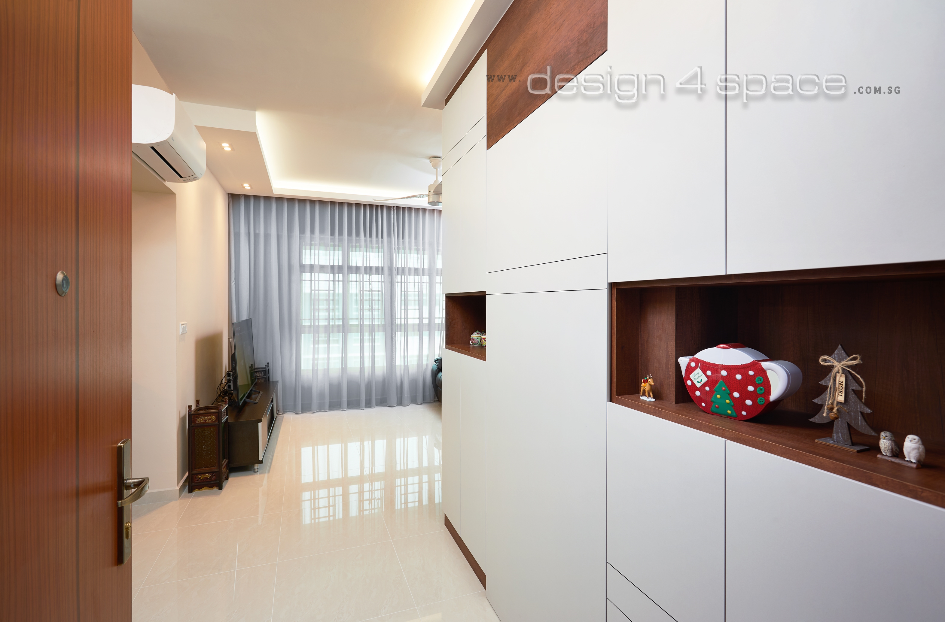 Contemporary, Modern Design - Living Room - HDB 4 Room - Design by Design 4 Space Pte Ltd