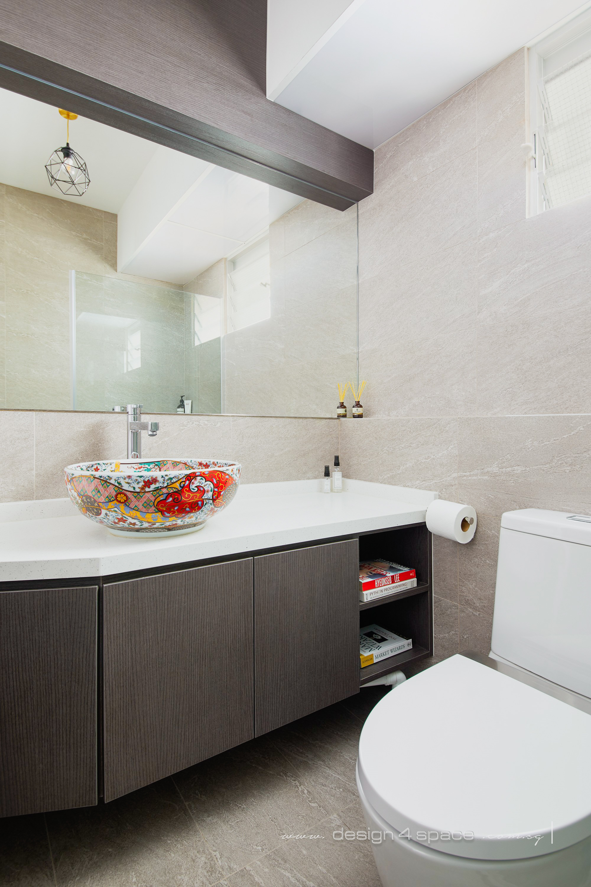 Contemporary, Modern Design - Bathroom - HDB 4 Room - Design by Design 4 Space Pte Ltd