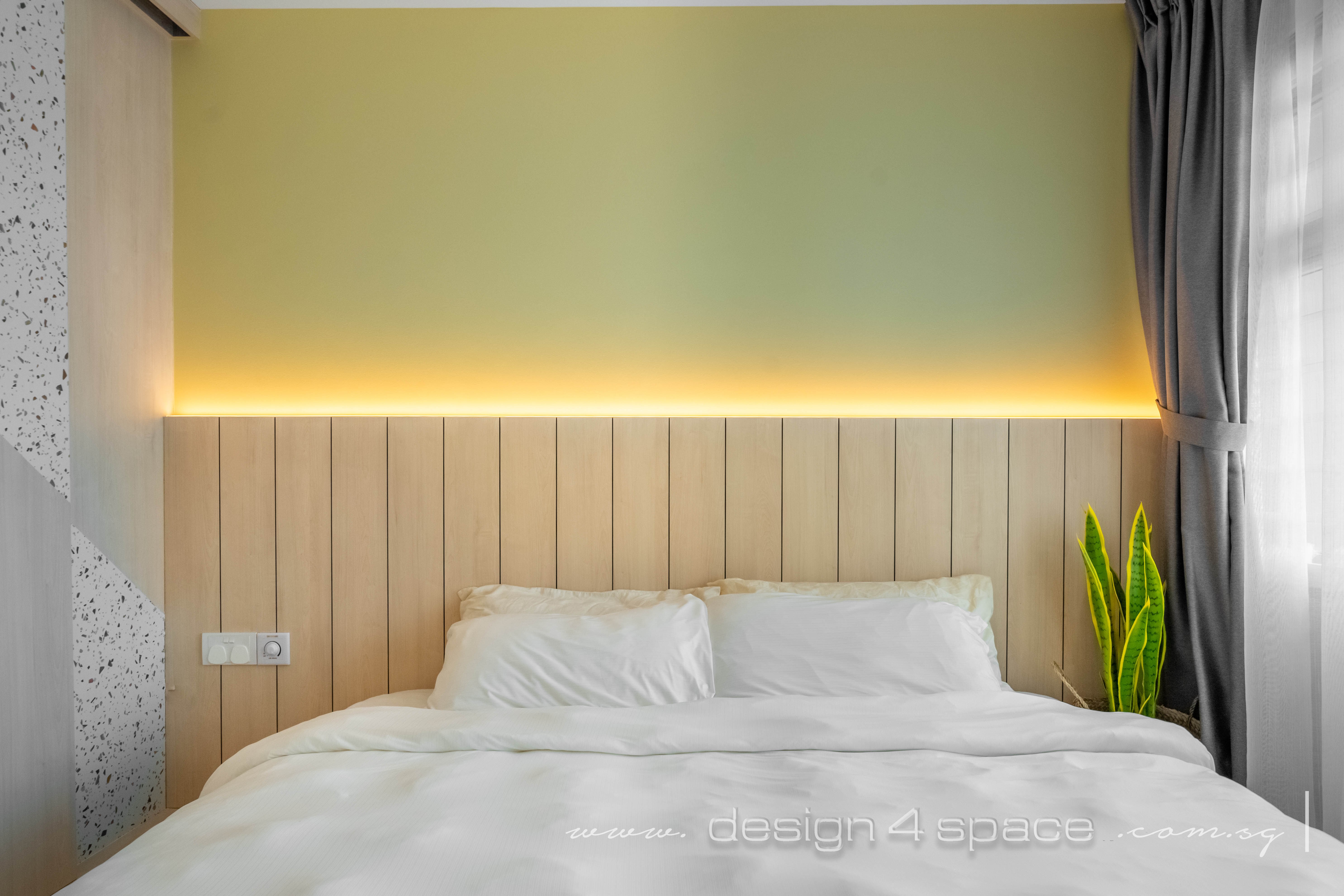 Scandinavian Design - Bedroom - HDB 4 Room - Design by Design 4 Space Pte Ltd