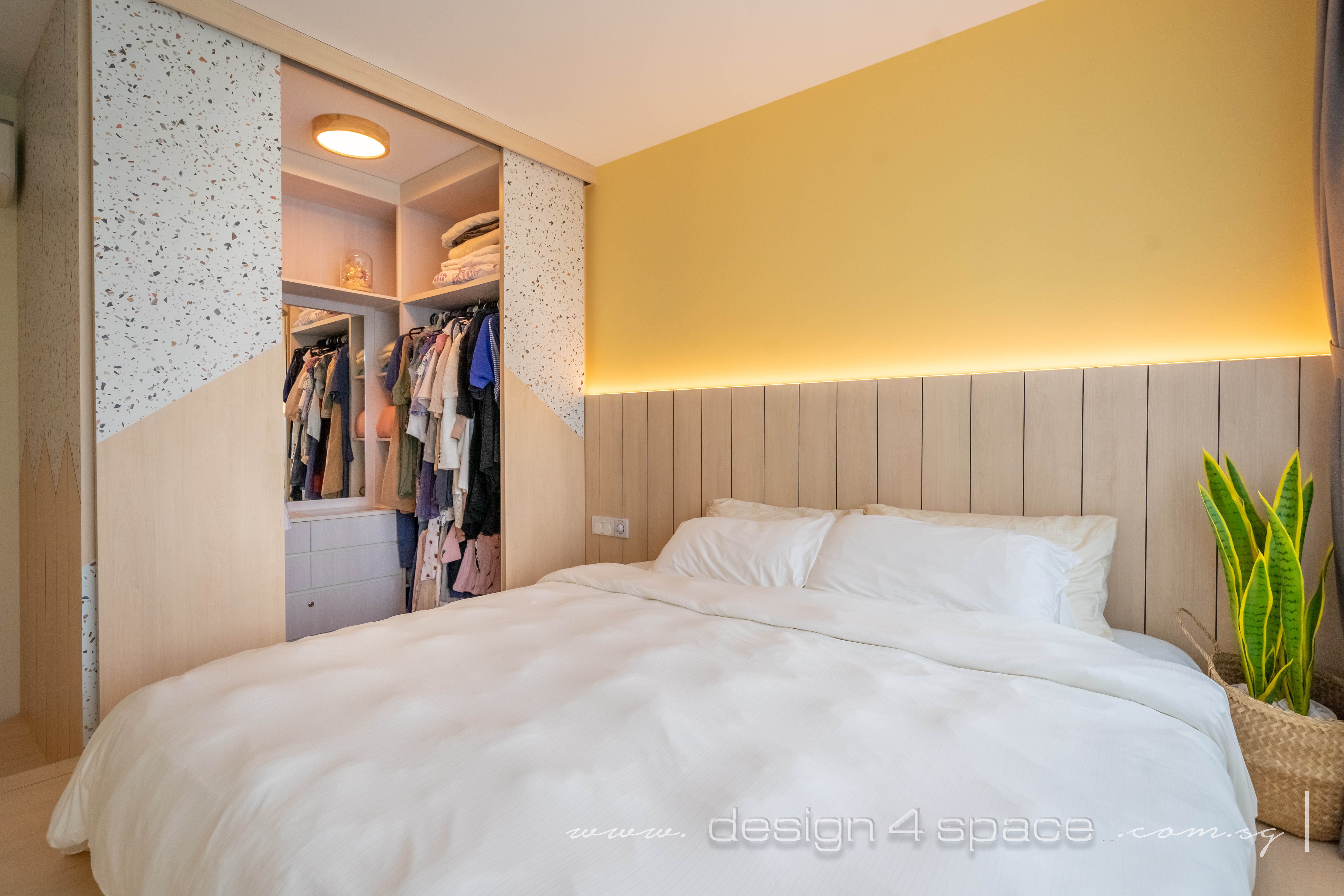 Scandinavian Design - Bedroom - HDB 4 Room - Design by Design 4 Space Pte Ltd