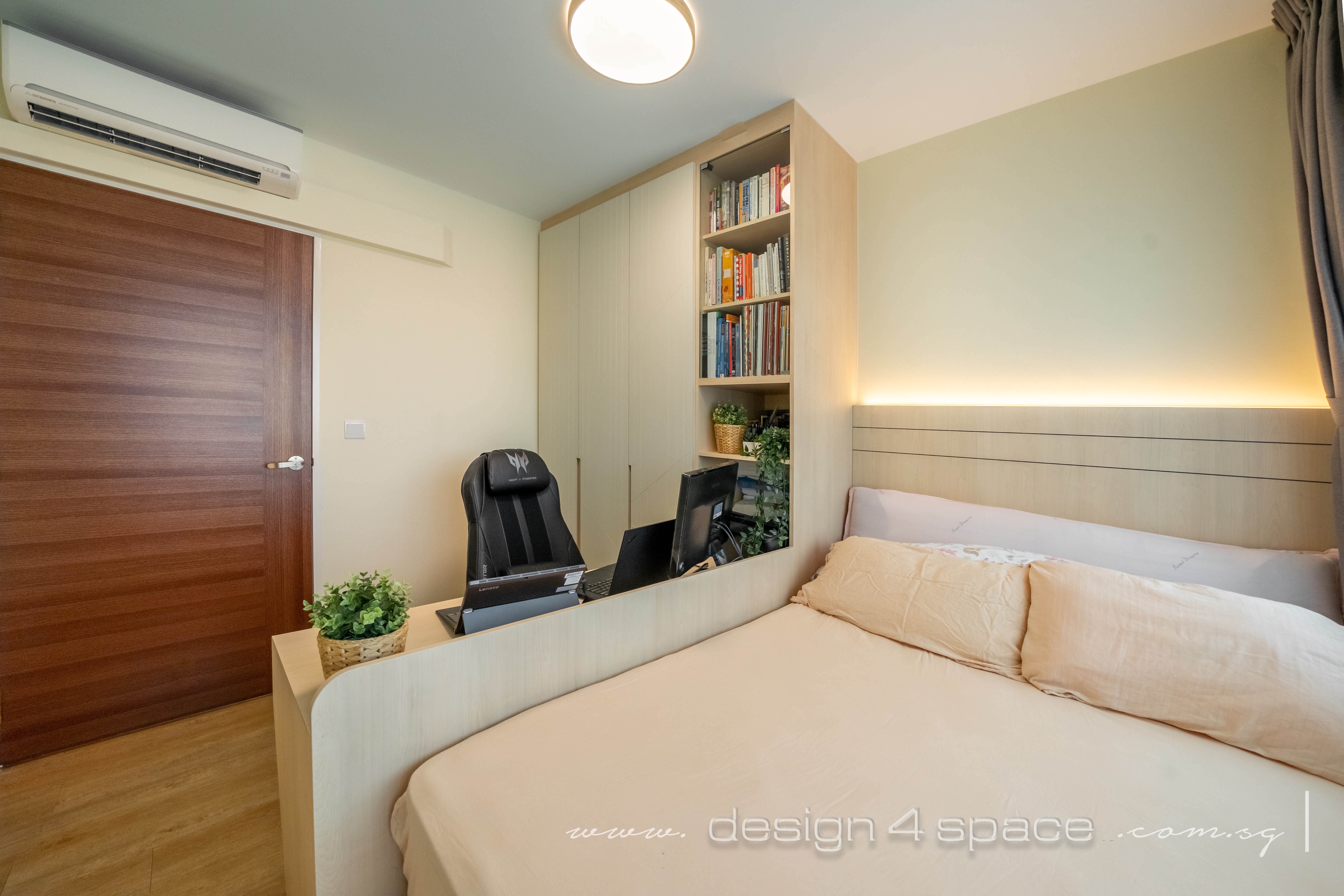 Scandinavian Design - Bedroom - HDB 4 Room - Design by Design 4 Space Pte Ltd