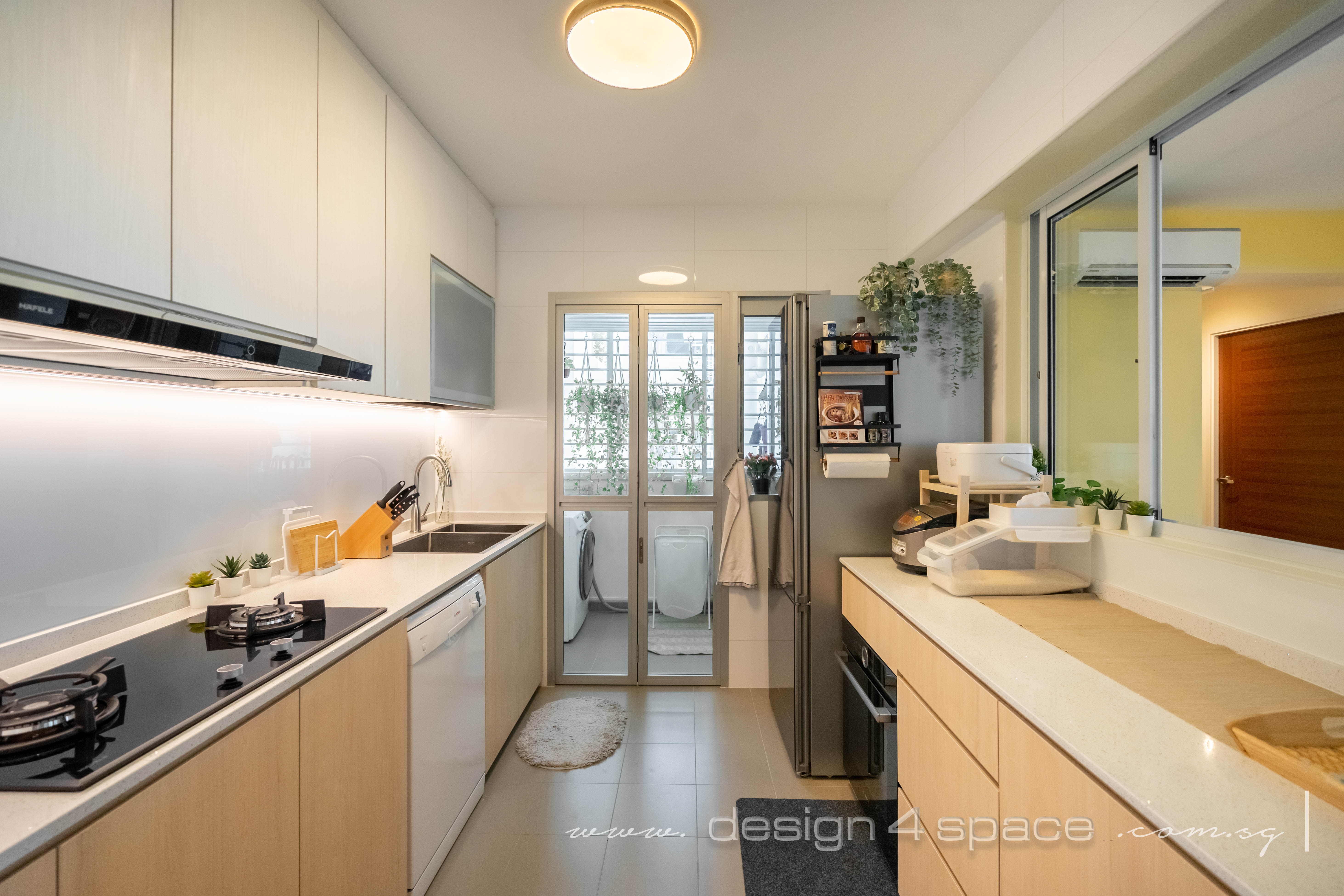 Scandinavian Design - Kitchen - HDB 4 Room - Design by Design 4 Space Pte Ltd