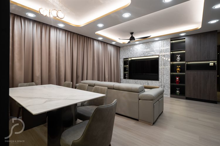Contemporary, Modern, Others Design - Living Room - HDB 4 Room - Design by Design 4 Space Pte Ltd