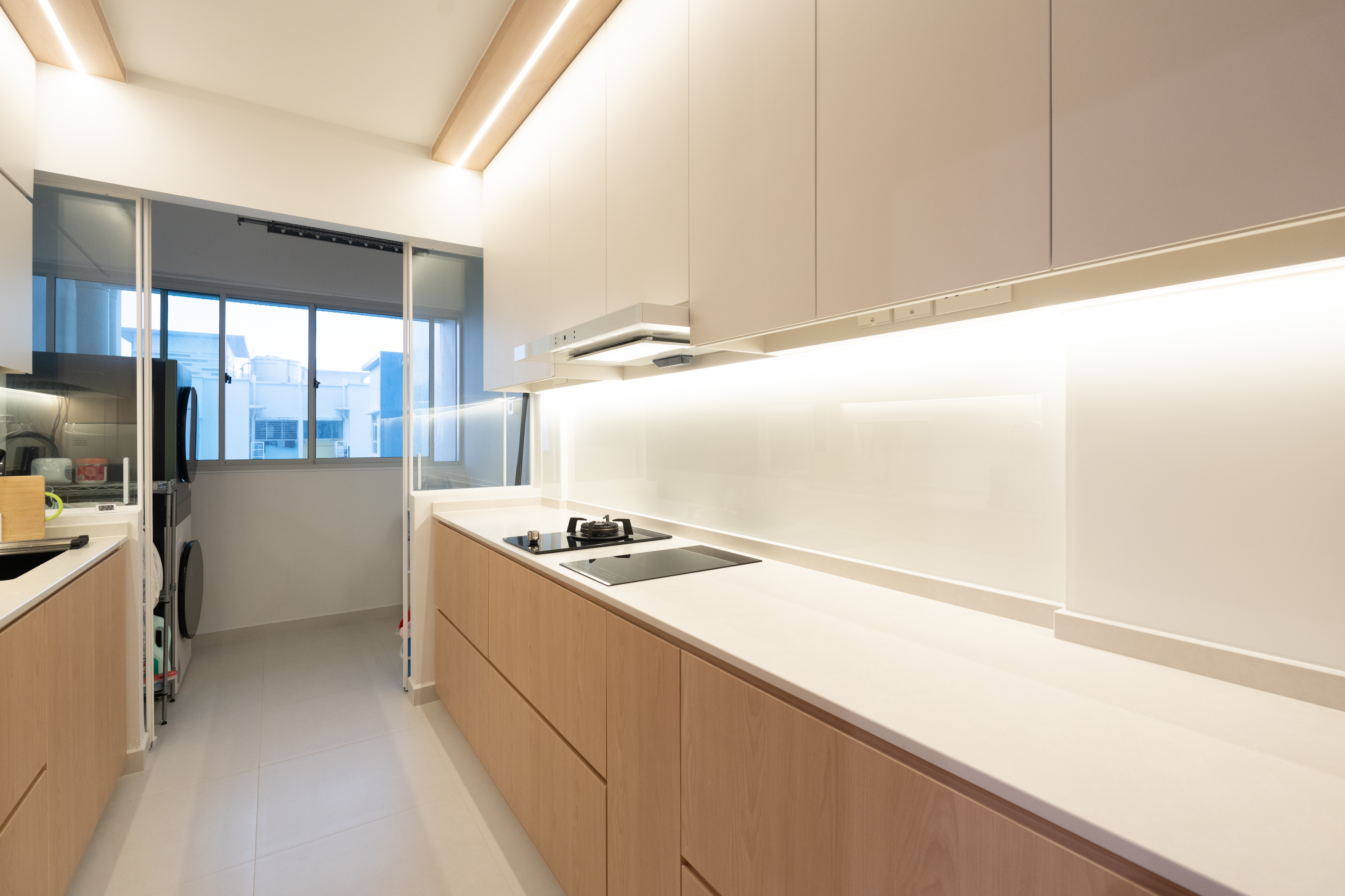 Contemporary, Minimalist Design - Kitchen - HDB 4 Room - Design by Design 4 Space Pte Ltd