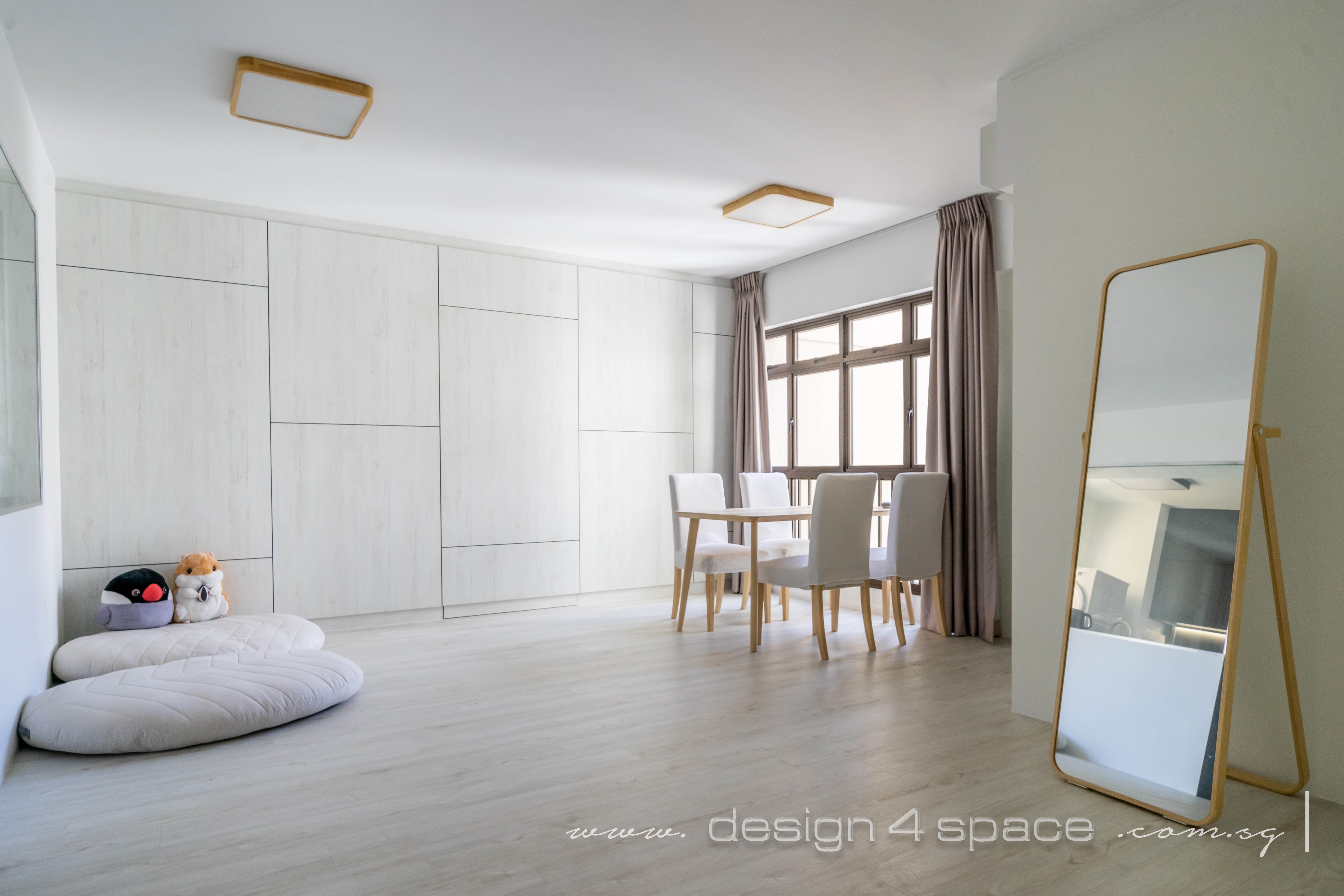 Minimalist Design - Dining Room - HDB 4 Room - Design by Design 4 Space Pte Ltd