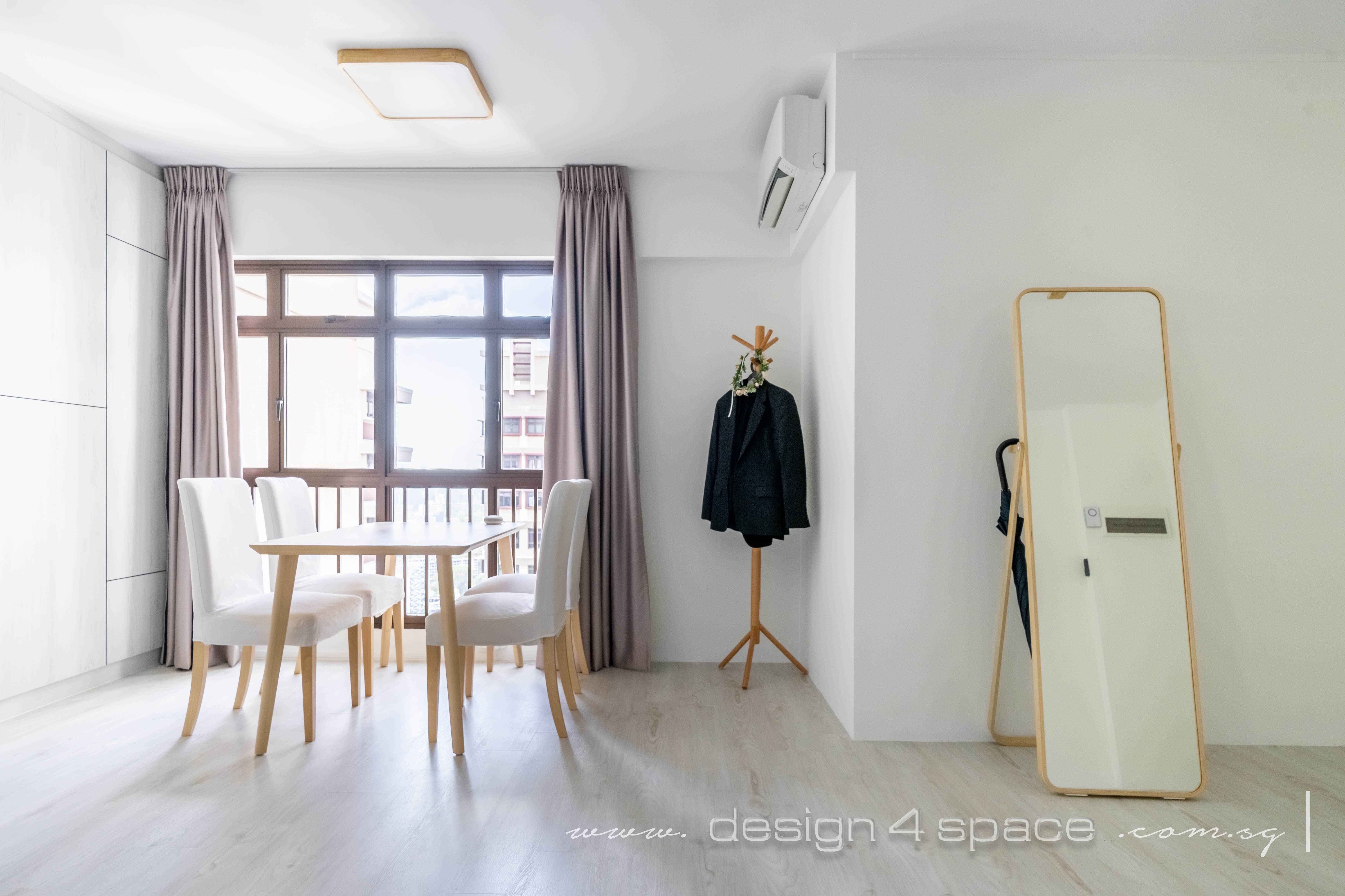 Minimalist Design - Dining Room - HDB 4 Room - Design by Design 4 Space Pte Ltd