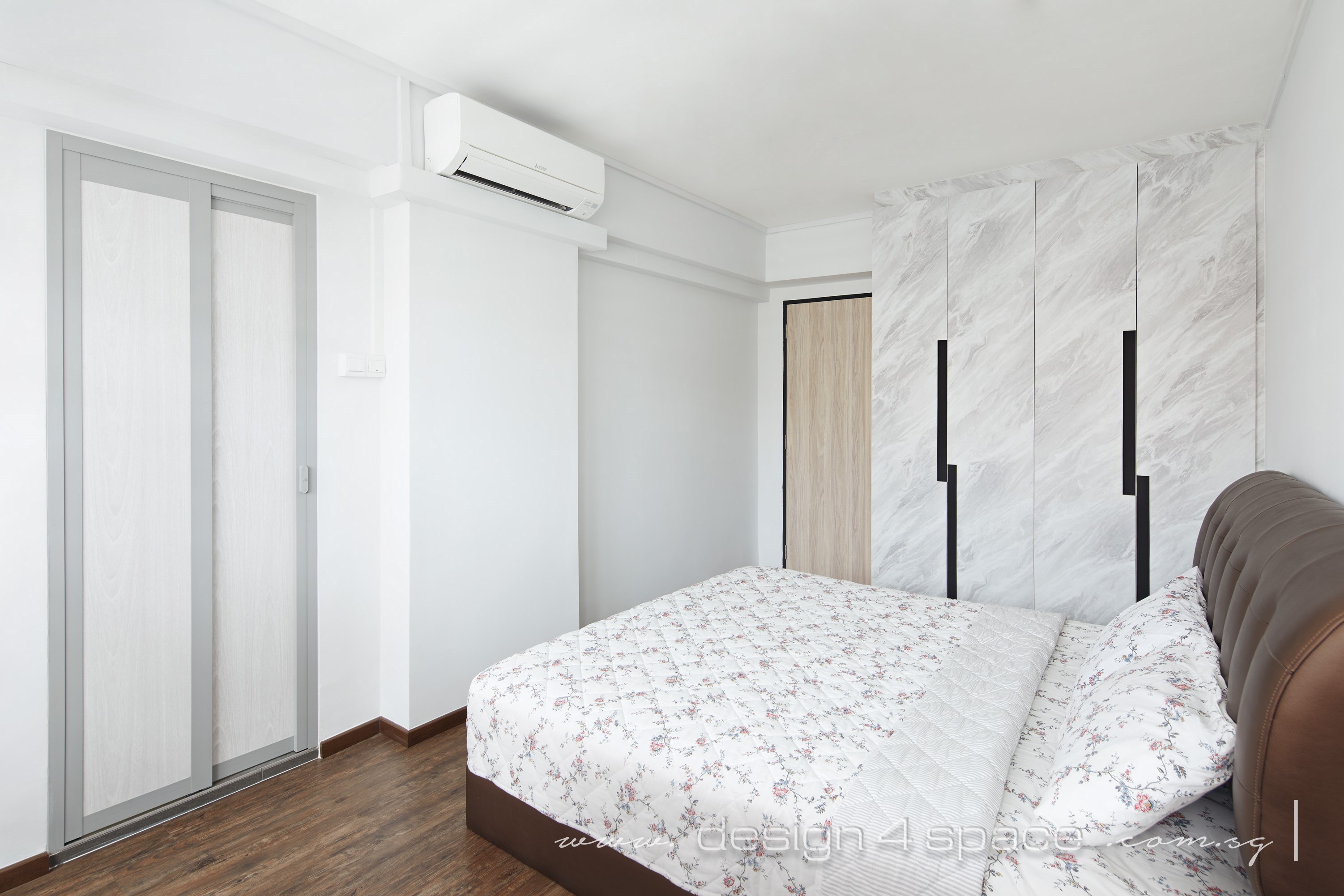 Contemporary, Modern Design - Bedroom - HDB 4 Room - Design by Design 4 Space Pte Ltd