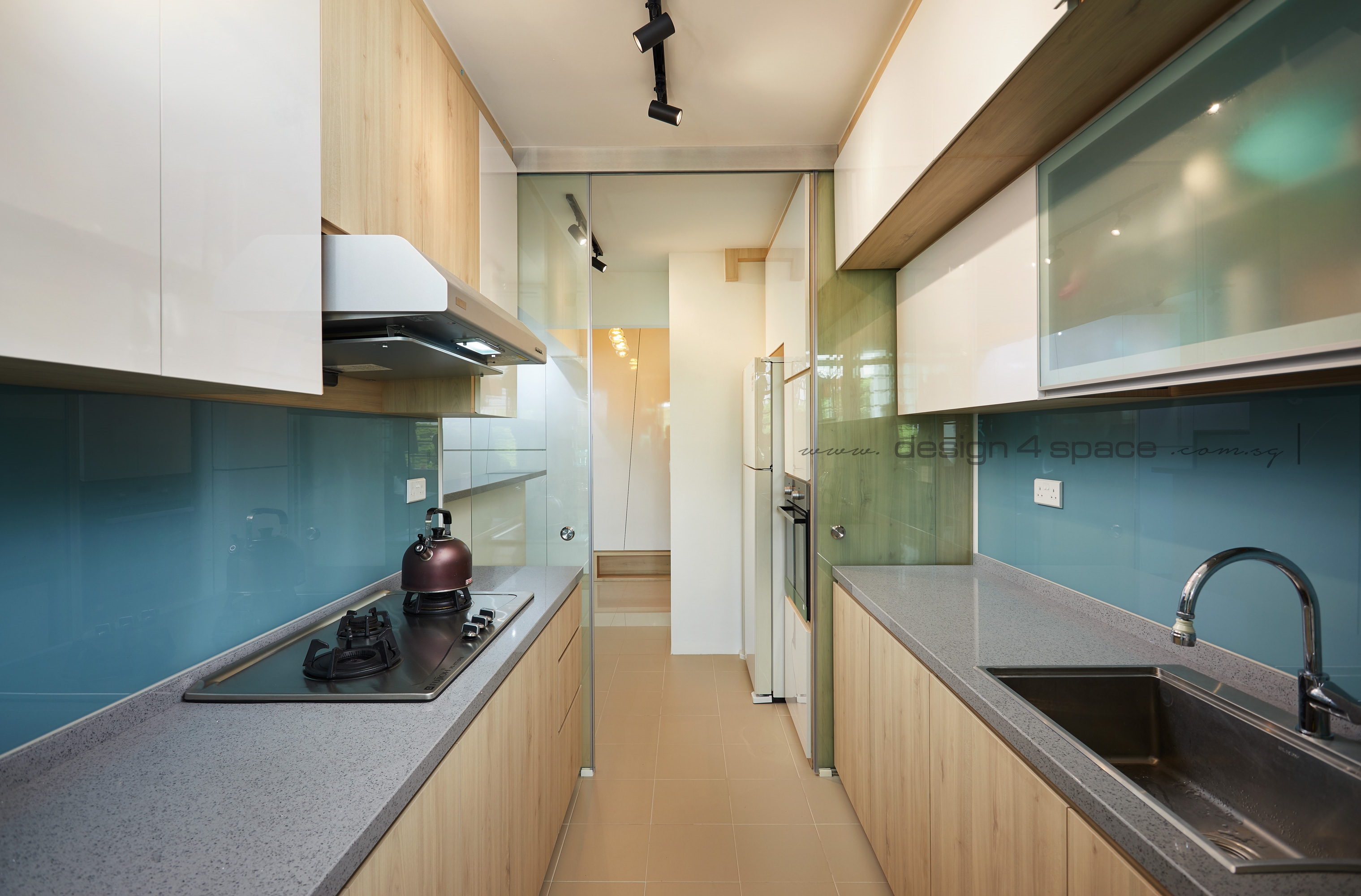 Contemporary, Modern Design - Kitchen - HDB 4 Room - Design by Design 4 Space Pte Ltd