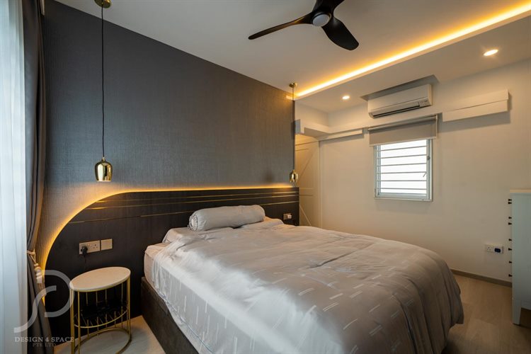 Contemporary, Minimalist, Modern Design - Bedroom - HDB 4 Room - Design by Design 4 Space Pte Ltd