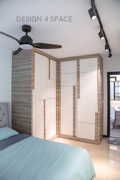 Minimalist, Modern, Scandinavian Design - Bedroom - HDB 4 Room - Design by Design 4 Space Pte Ltd