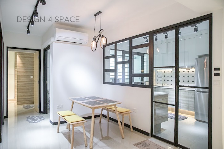 Minimalist, Modern, Scandinavian Design - Dining Room - HDB 4 Room - Design by Design 4 Space Pte Ltd