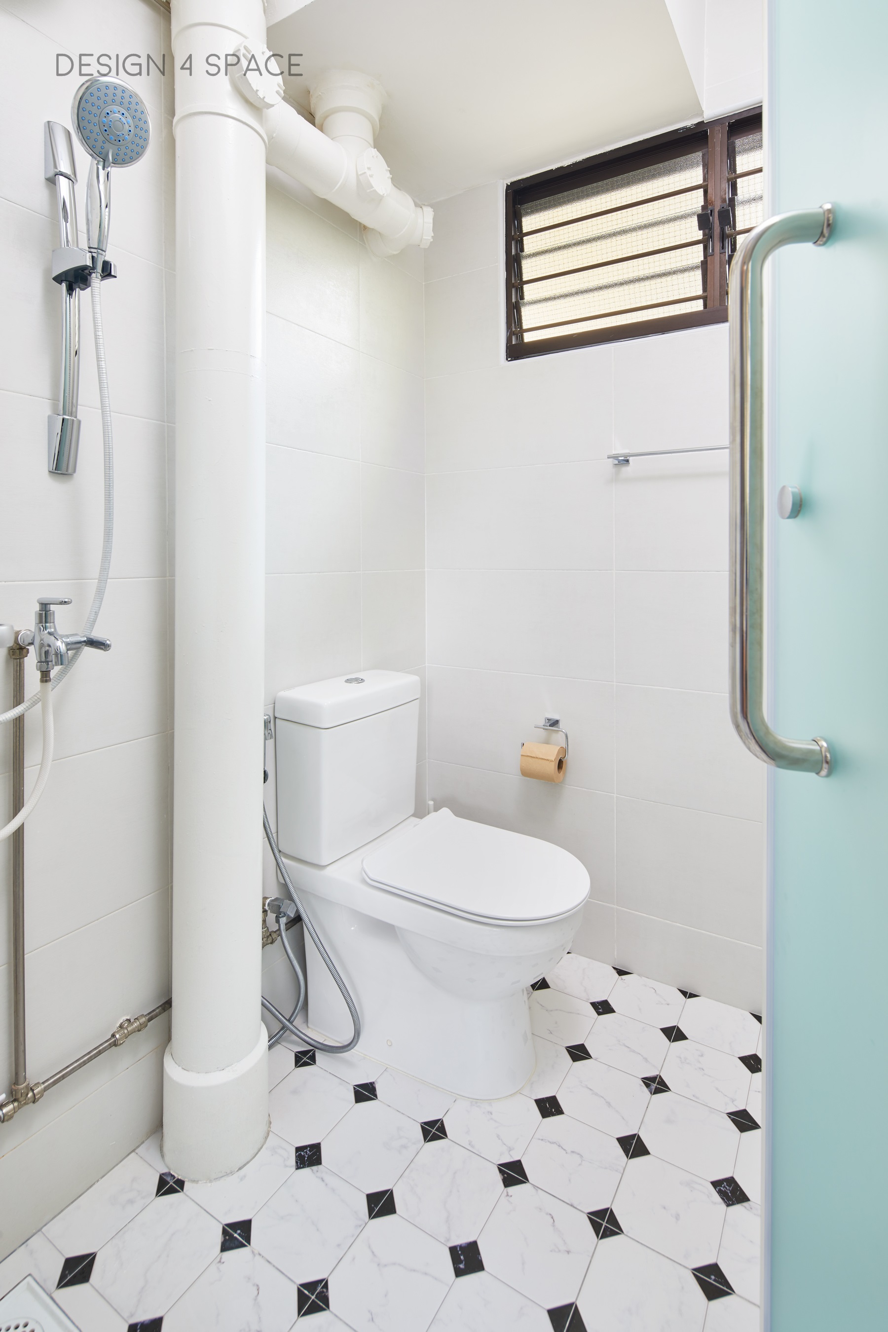 Minimalist, Modern, Scandinavian Design - Bathroom - HDB 4 Room - Design by Design 4 Space Pte Ltd