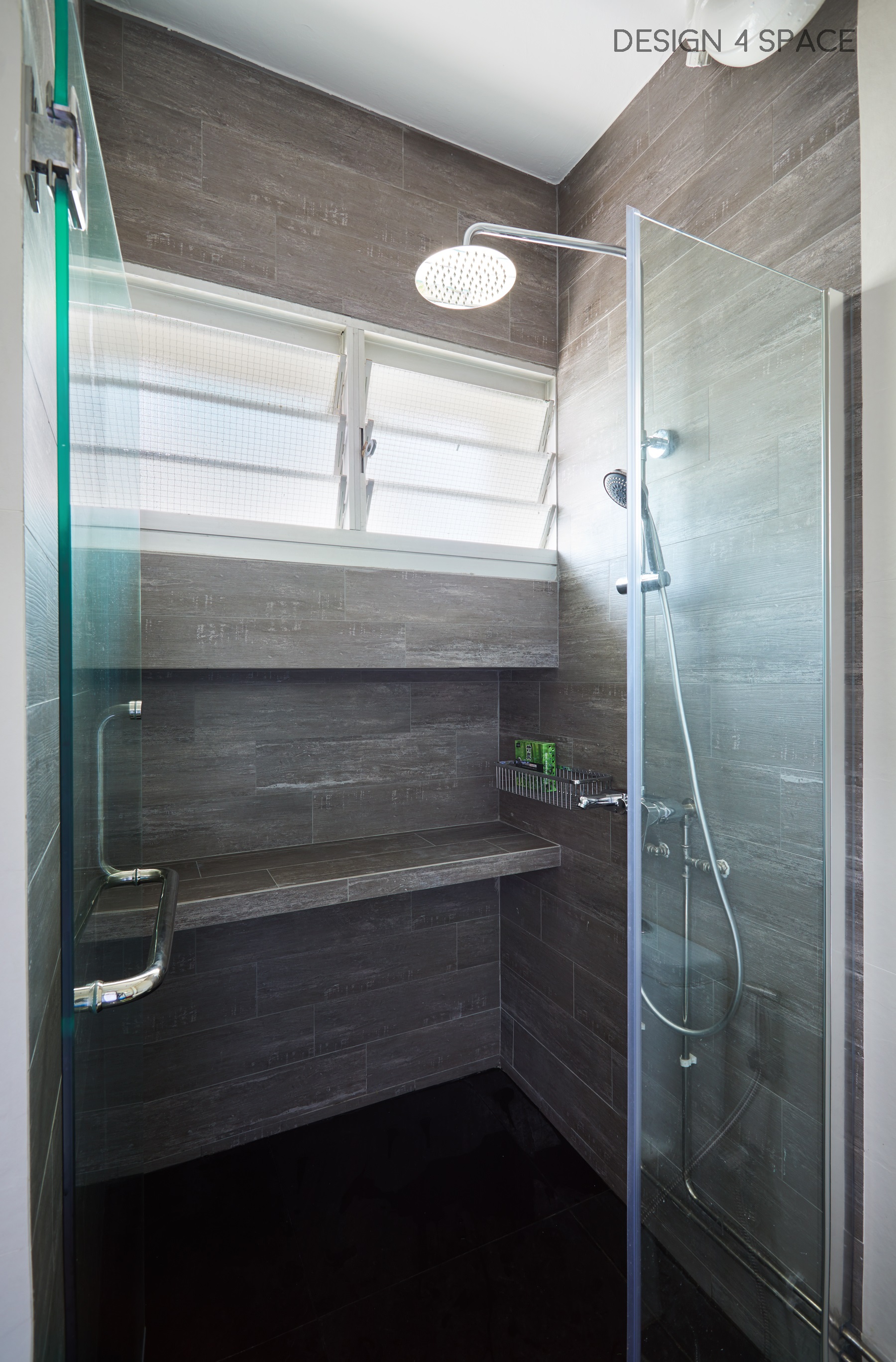 Industrial, Modern, Retro Design - Bathroom - HDB 4 Room - Design by Design 4 Space Pte Ltd