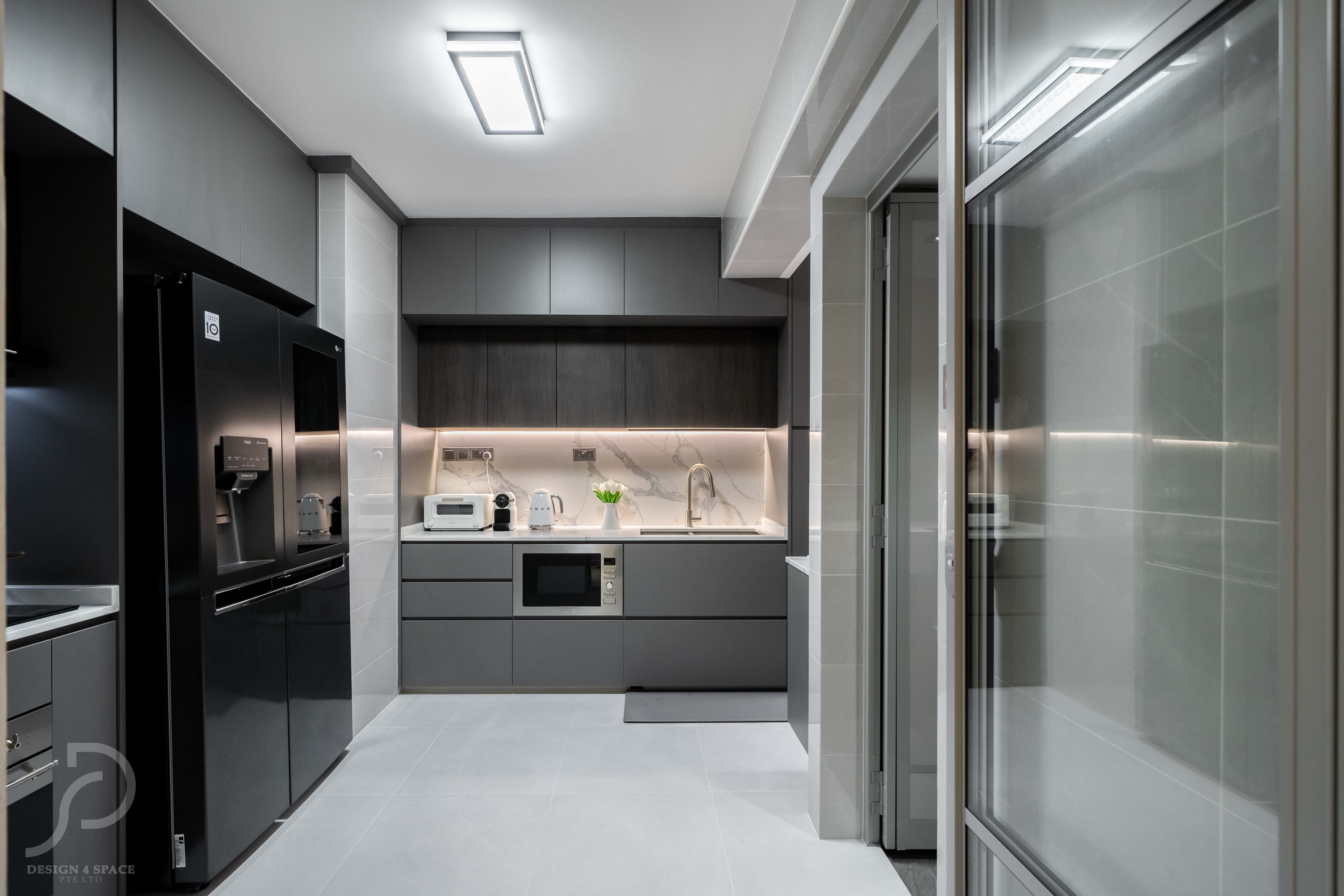 Contemporary, Modern Design - Kitchen - Condominium - Design by Design 4 Space Pte Ltd