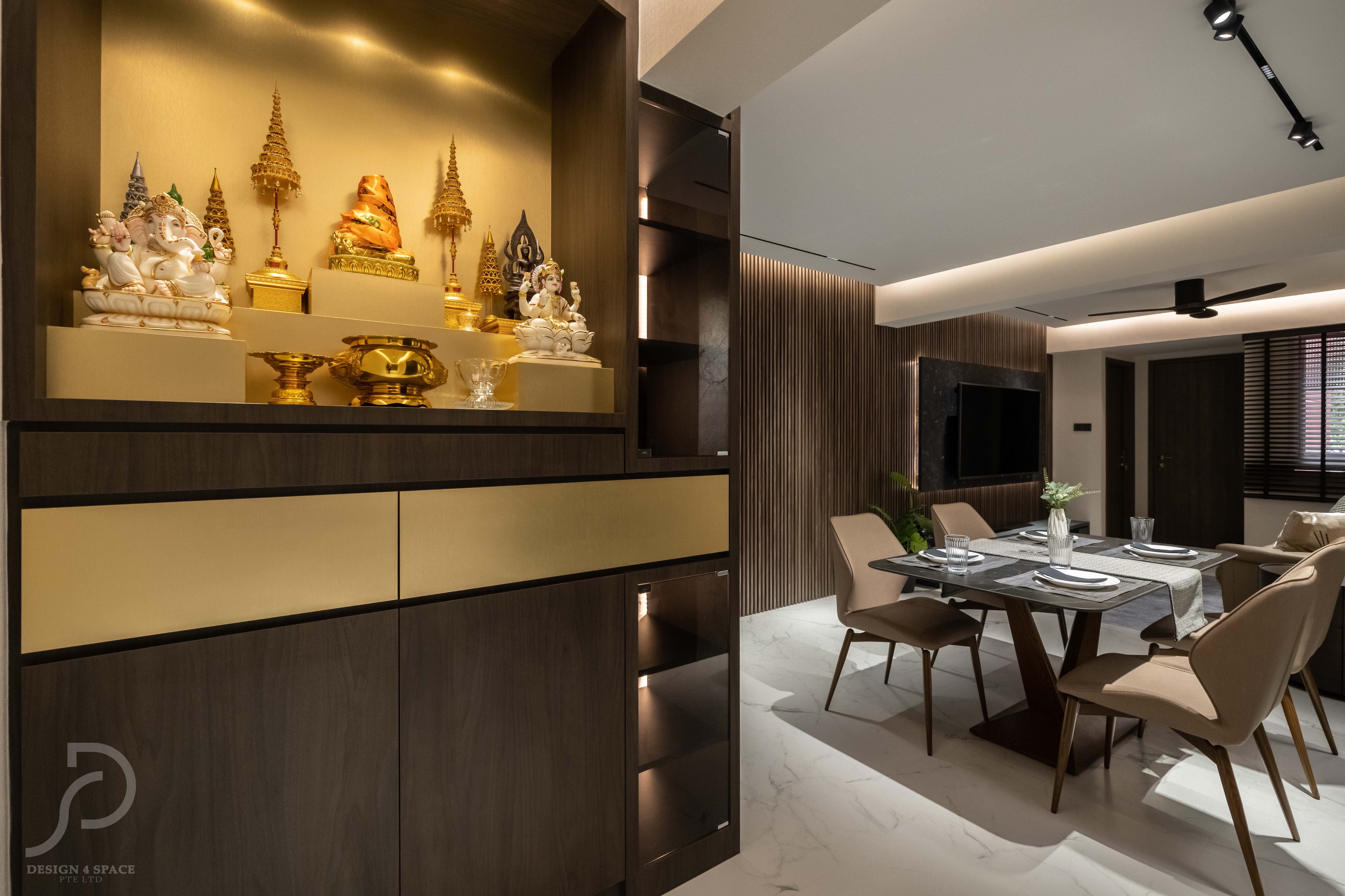 Contemporary, Modern Design - Dining Room - Condominium - Design by Design 4 Space Pte Ltd