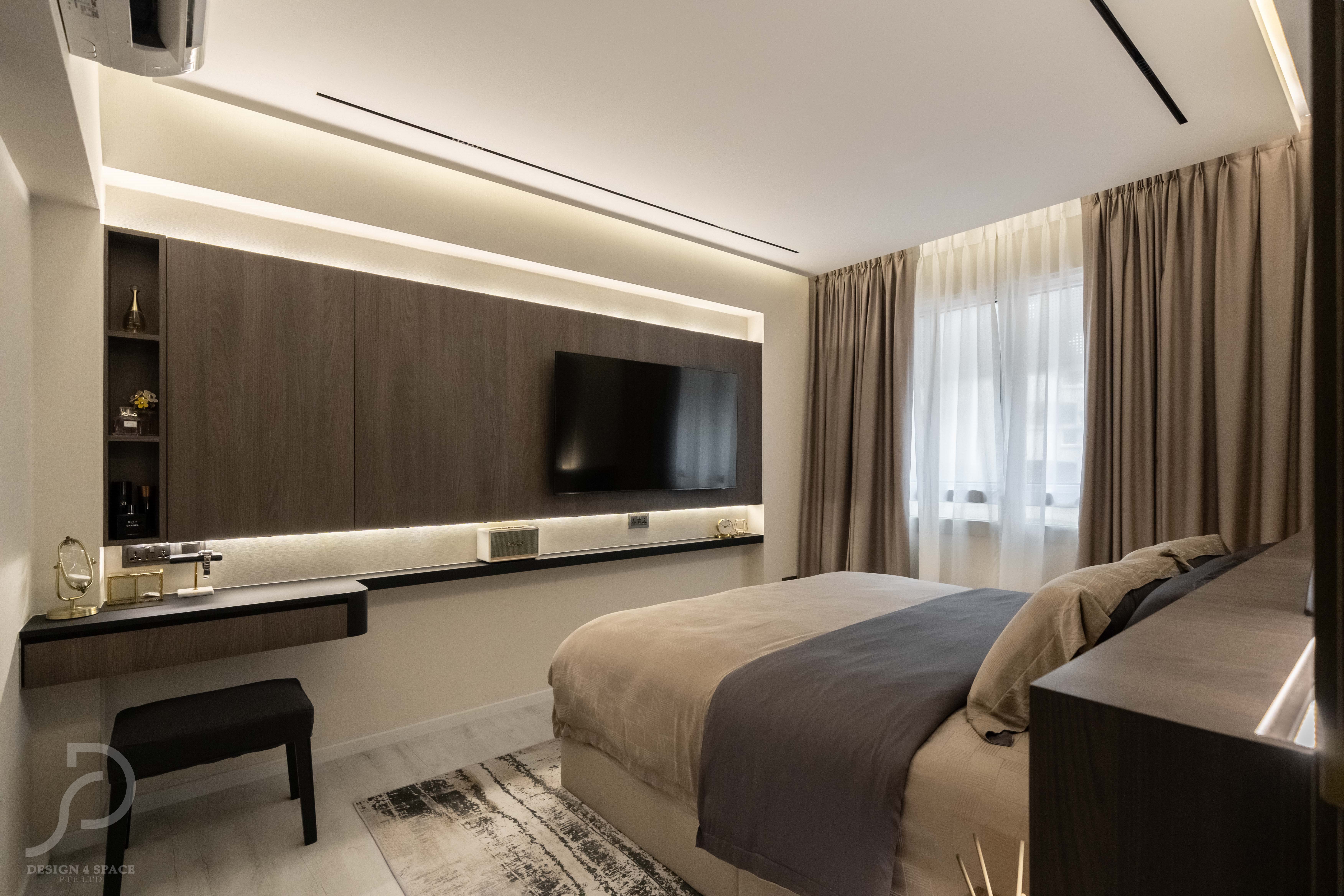 Contemporary, Modern Design - Bedroom - Condominium - Design by Design 4 Space Pte Ltd