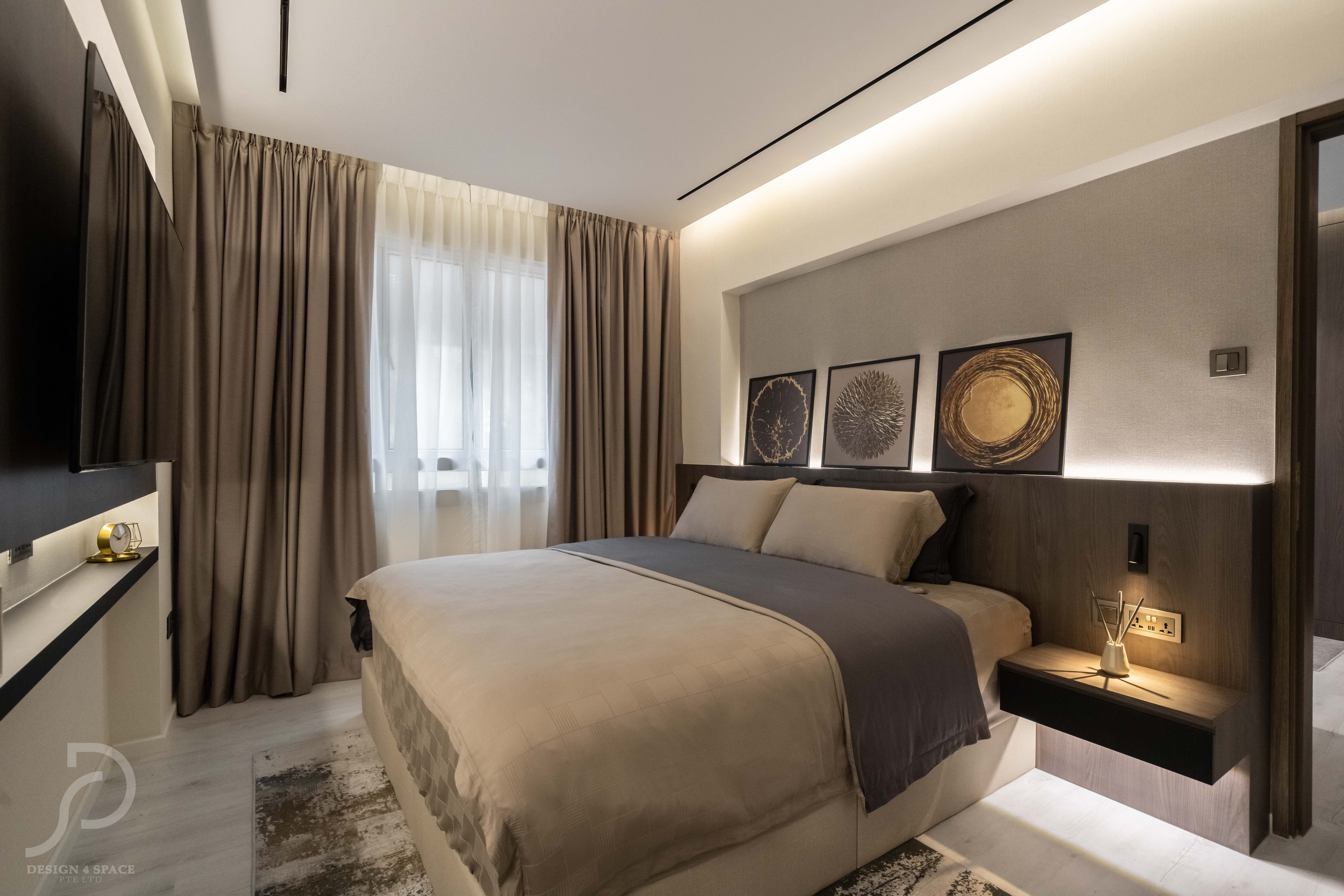 Contemporary, Modern Design - Bedroom - Condominium - Design by Design 4 Space Pte Ltd