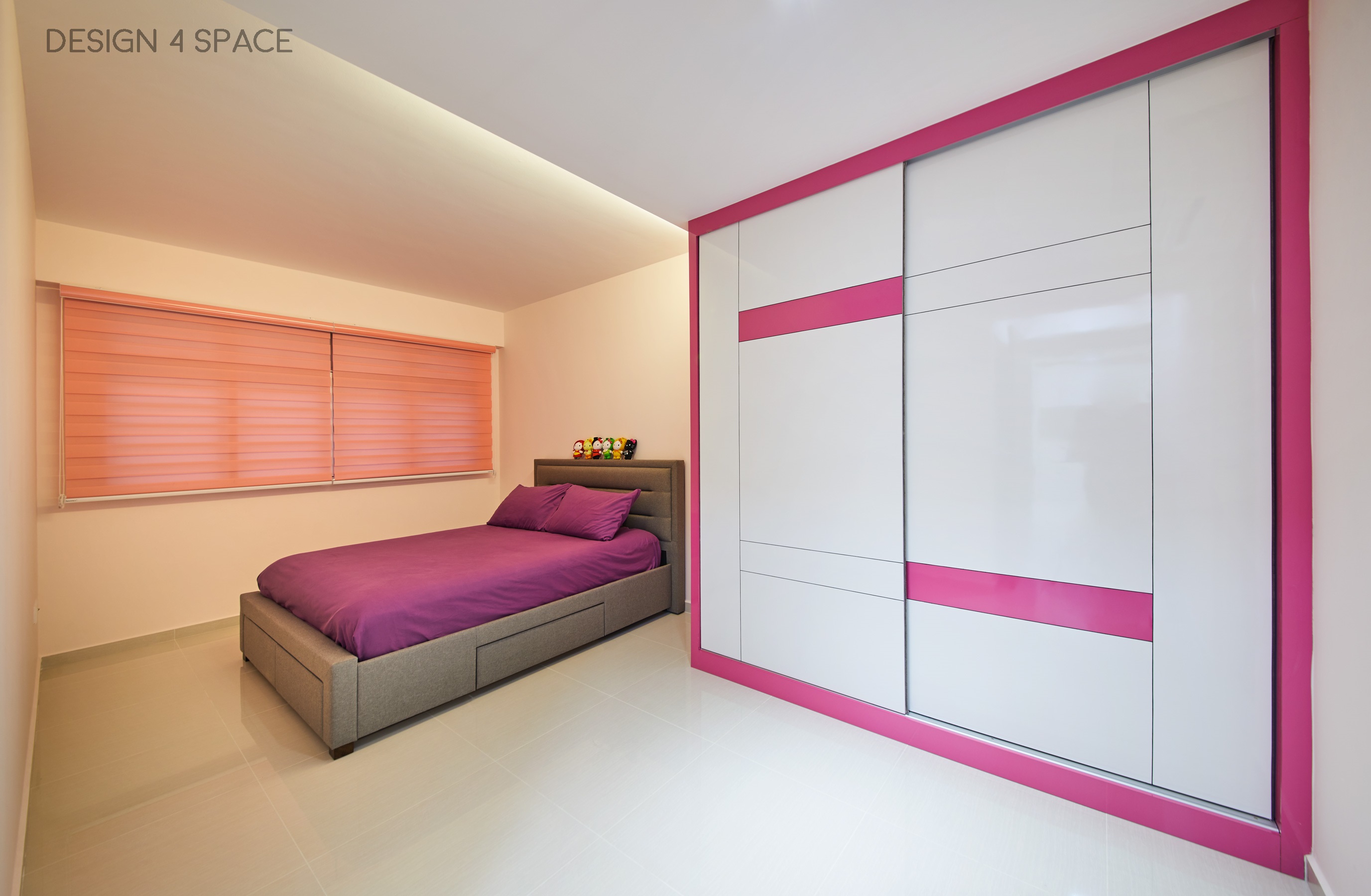 Contemporary, Minimalist, Modern Design - Bedroom - HDB 4 Room - Design by Design 4 Space Pte Ltd