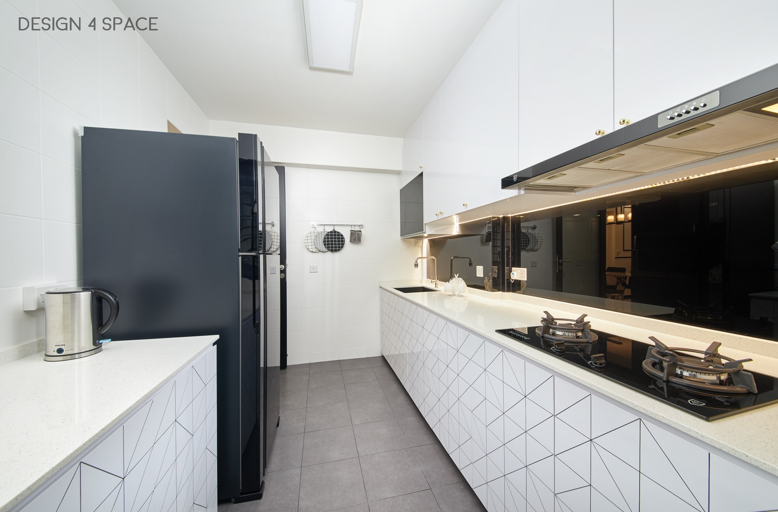 Classical, Modern, Victorian Design - Kitchen - HDB 4 Room - Design by Design 4 Space Pte Ltd