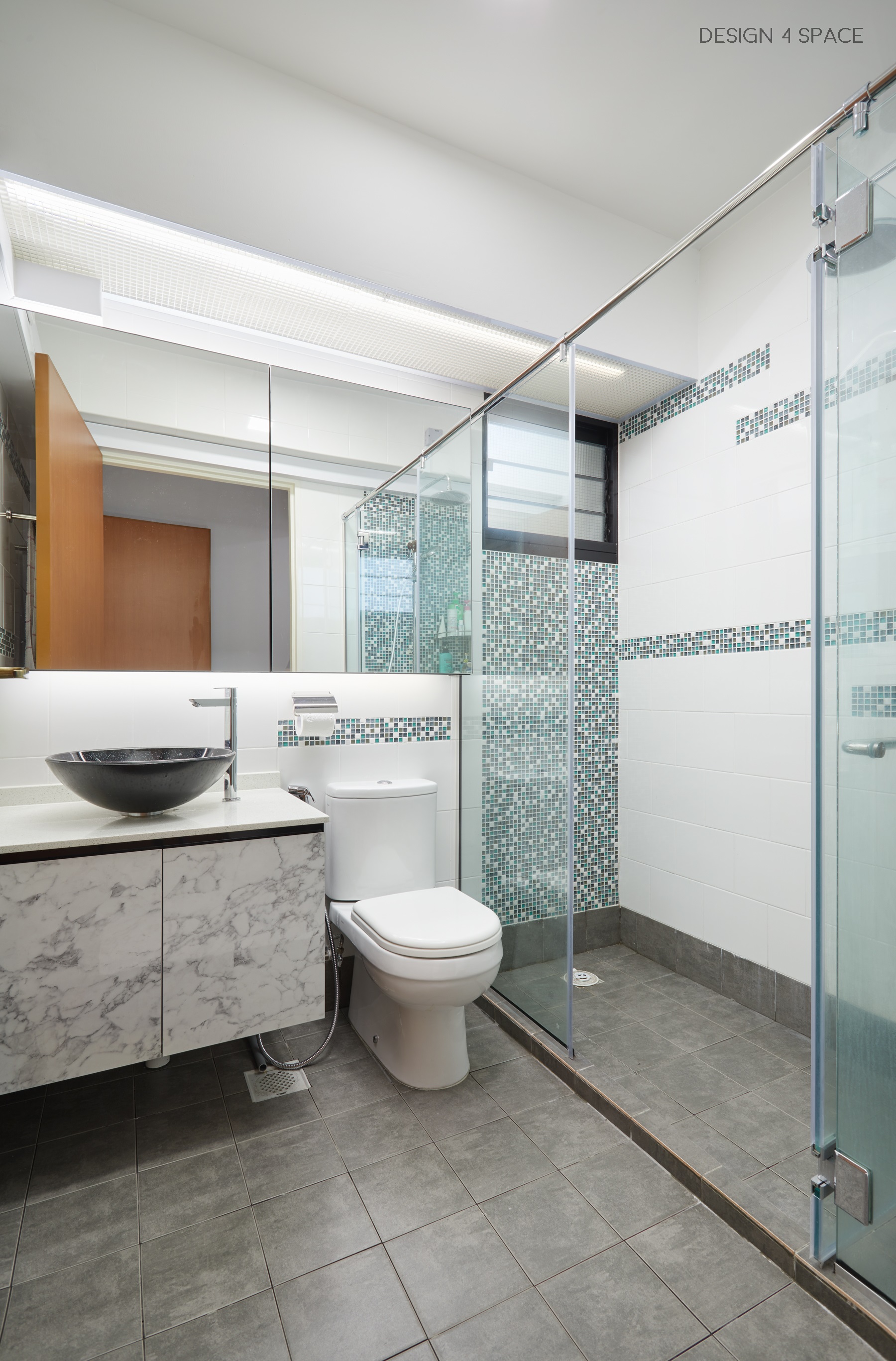 Classical, Modern, Victorian Design - Bathroom - HDB 4 Room - Design by Design 4 Space Pte Ltd