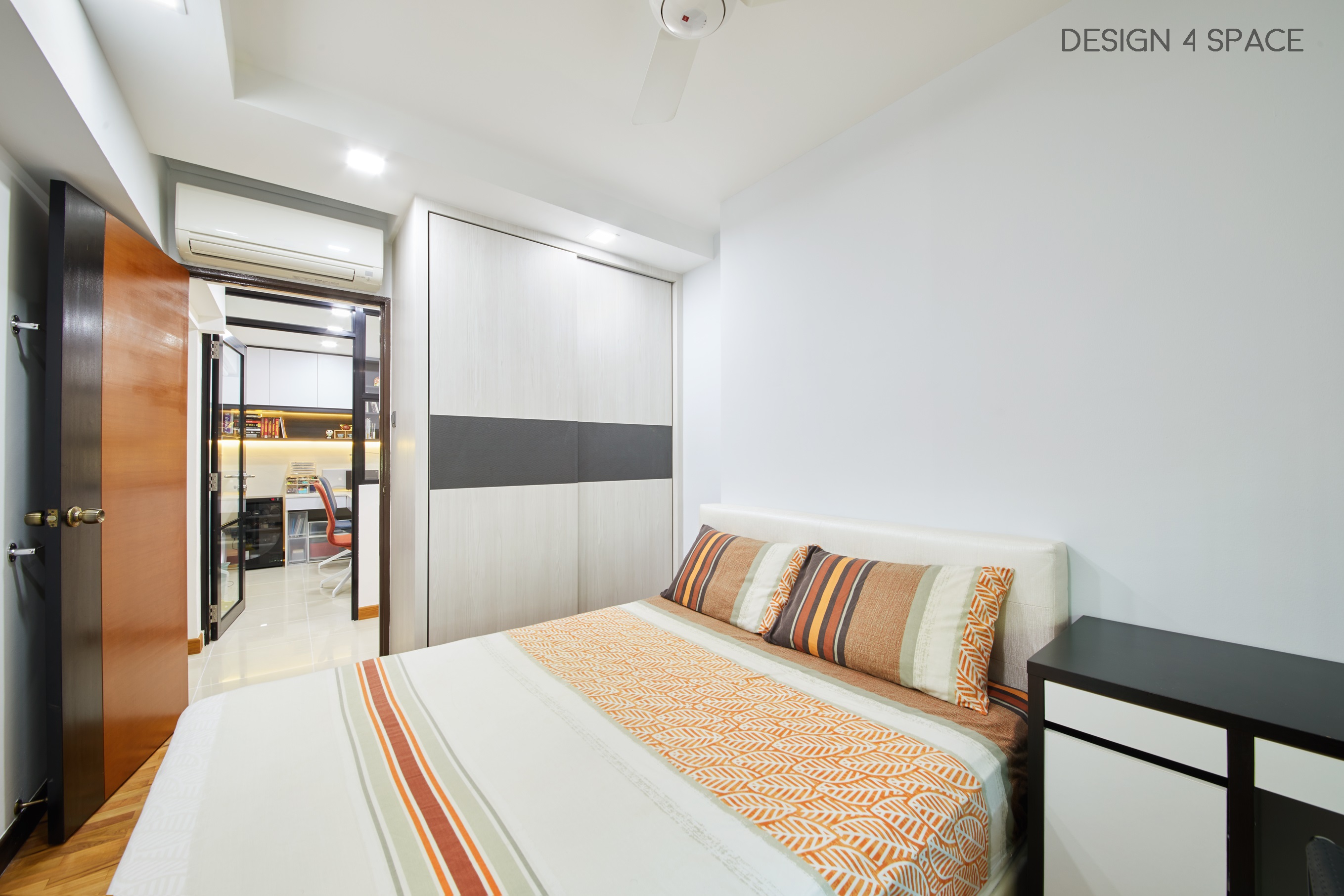 Contemporary, Modern Design - Bedroom - HDB 4 Room - Design by Design 4 Space Pte Ltd