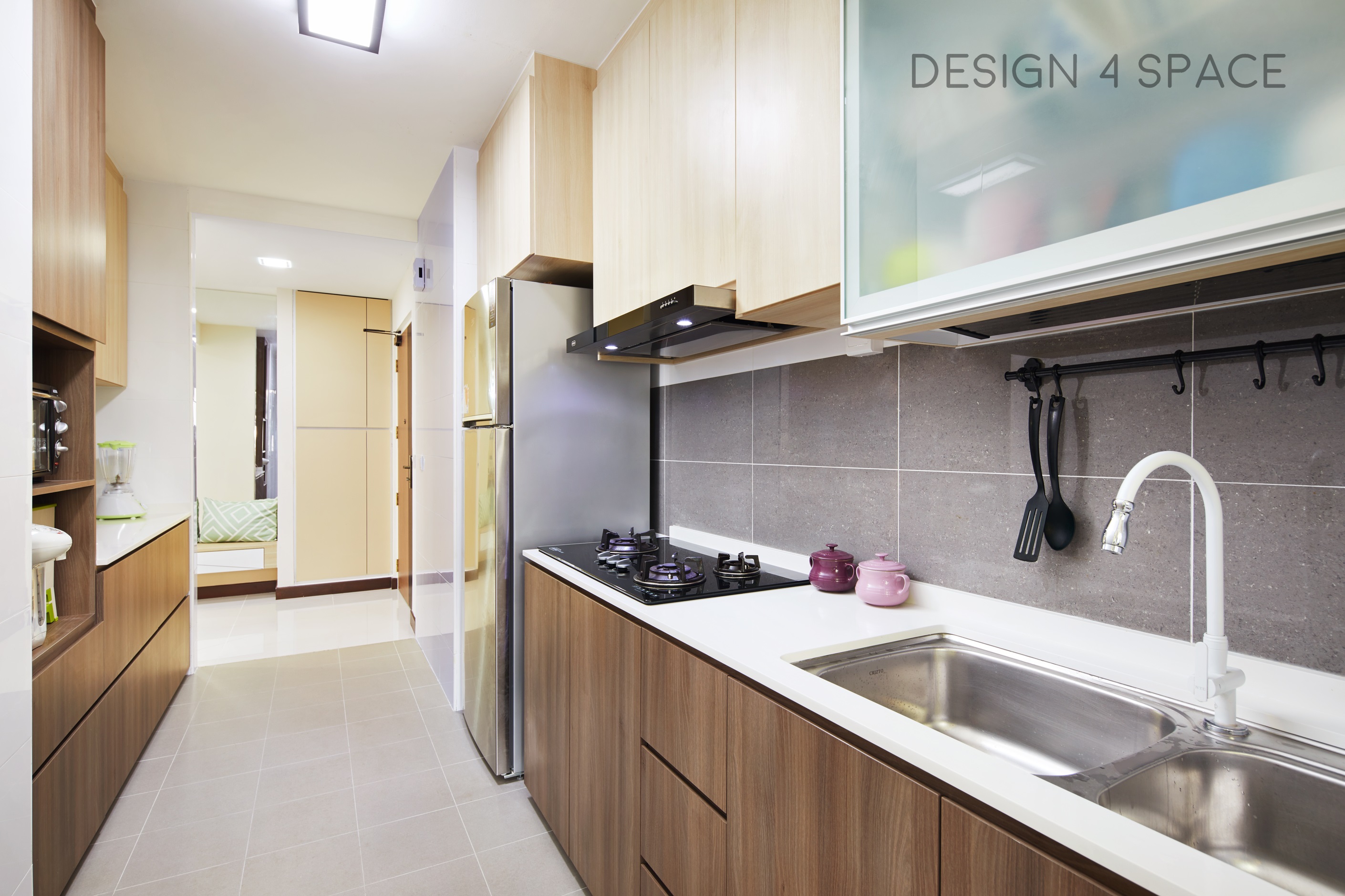 Contemporary, Minimalist, Scandinavian Design - Kitchen - HDB 4 Room - Design by Design 4 Space Pte Ltd