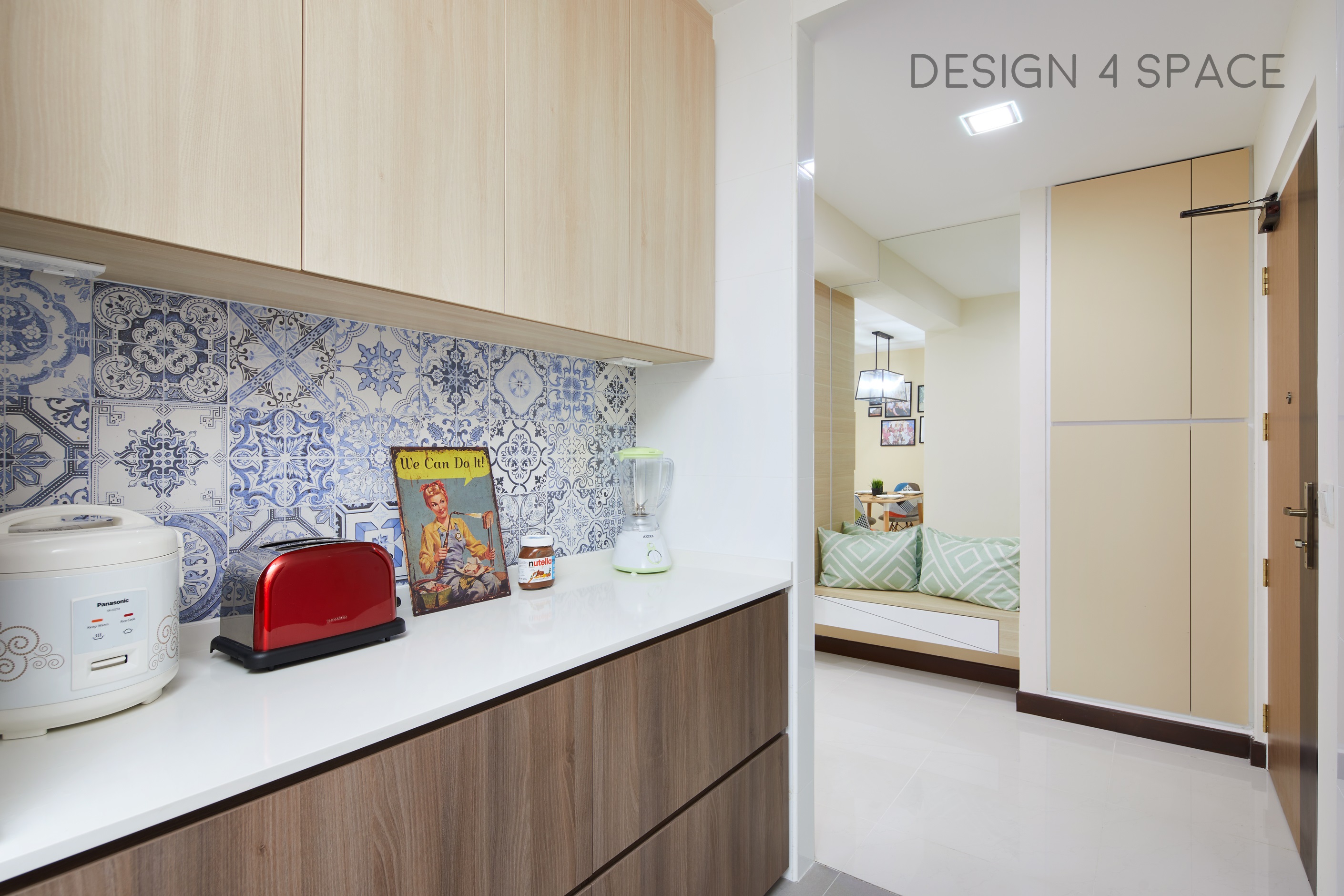 Contemporary, Minimalist, Scandinavian Design - Kitchen - HDB 4 Room - Design by Design 4 Space Pte Ltd